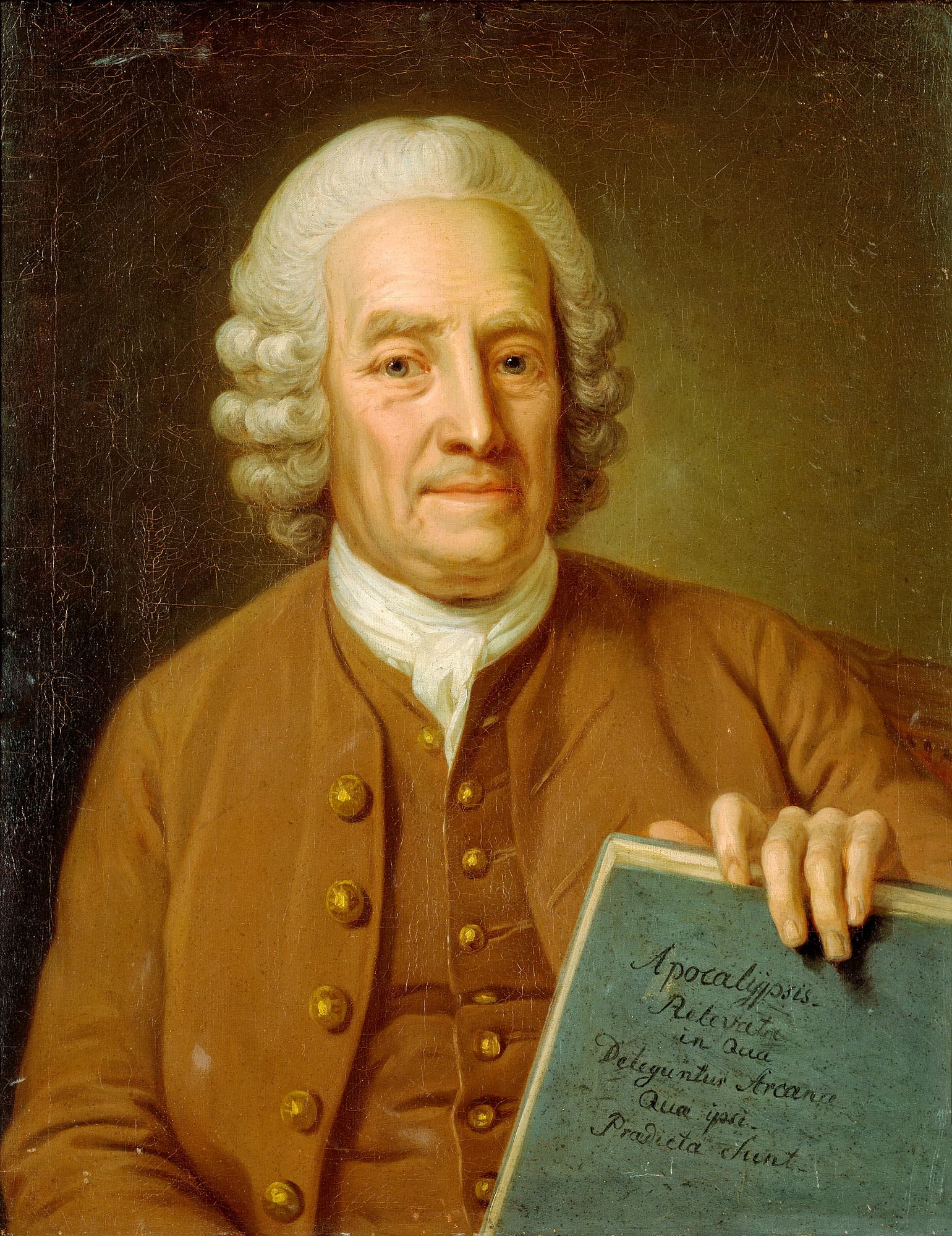 Emanuel Swedenborg, portrait attributed to Per Krafft the Elder, circa 1766, Nationalmuseum.