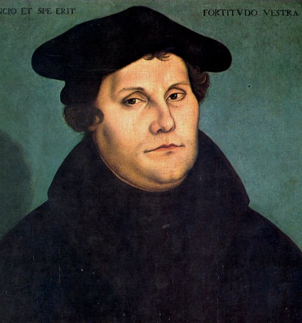 Martin Luther, Gemälde von Lucas Cranach dem Älteren, 1529