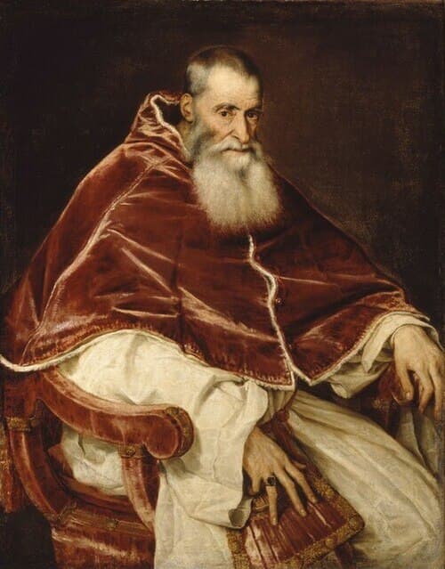 Papst Paul III., Gemälde von Tizian