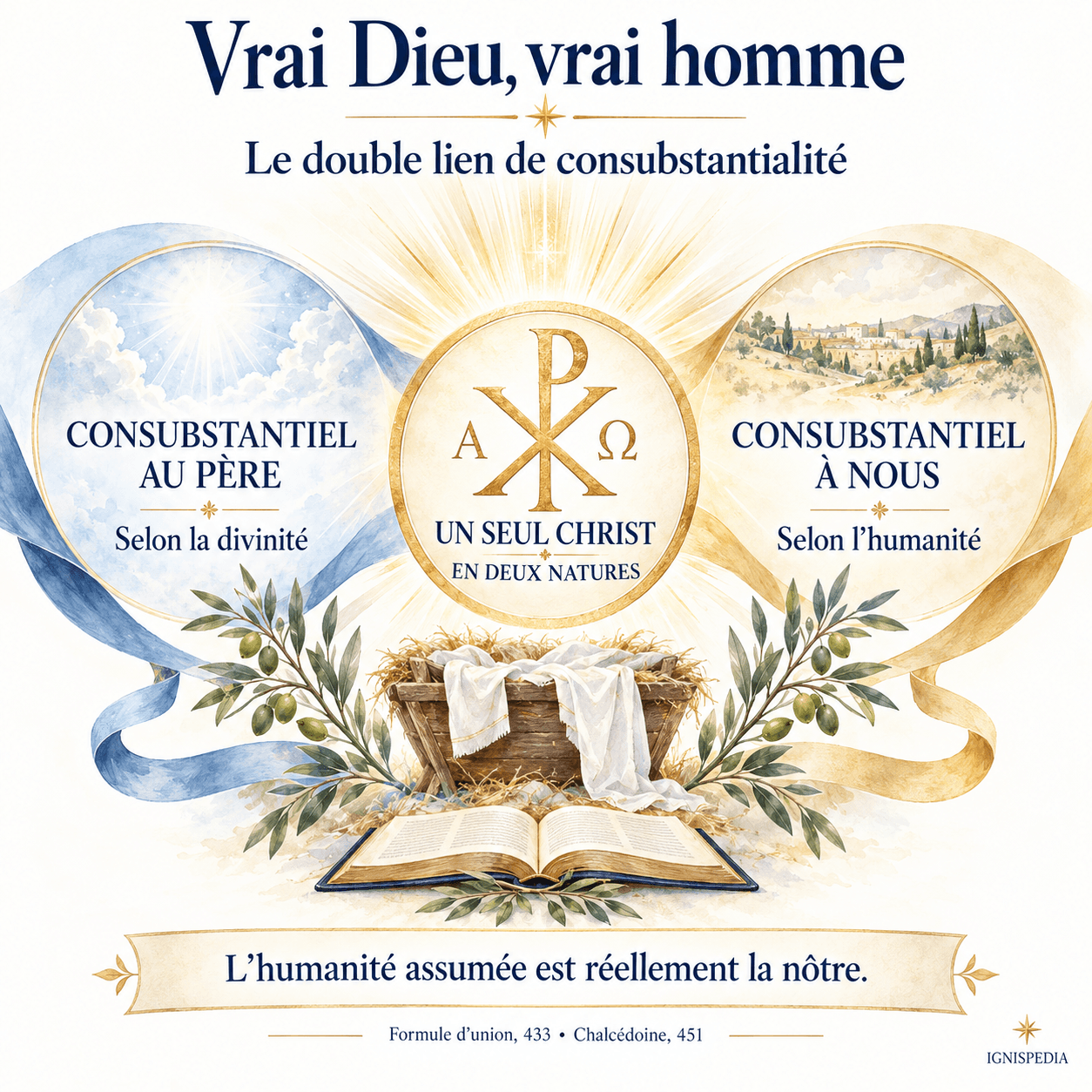 Un solo Cristo consustanziale al Padre secondo la divinità e a noi secondo l'umanità