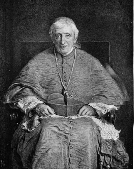 Portrait du cardinal John Henry Newman (1801-1890), philosophe, théologien et docteur de l'Église.