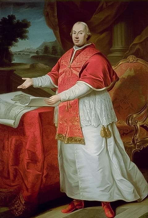 Retrato del papa Pío VI por Pompeo Batoni, 1780