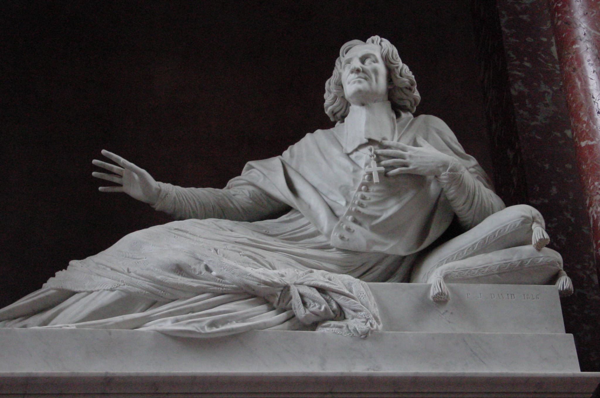 Statue of Fénelon by David d'Angers in Cambrai Cathedral