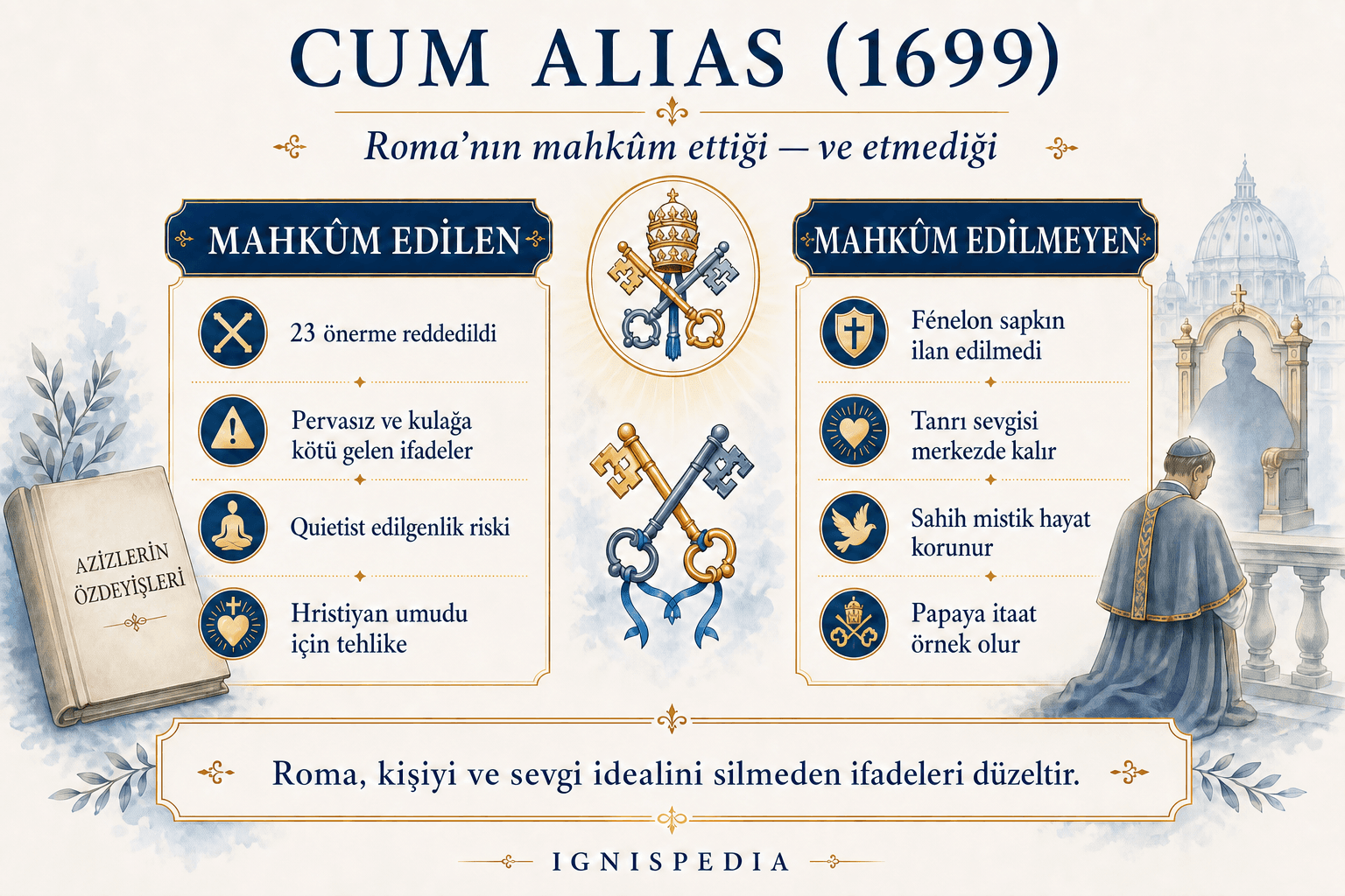 Cum alias brevesinin neyi mahkûm edip neyi mahkûm etmediğini açıklayan Ignispedia infografiği