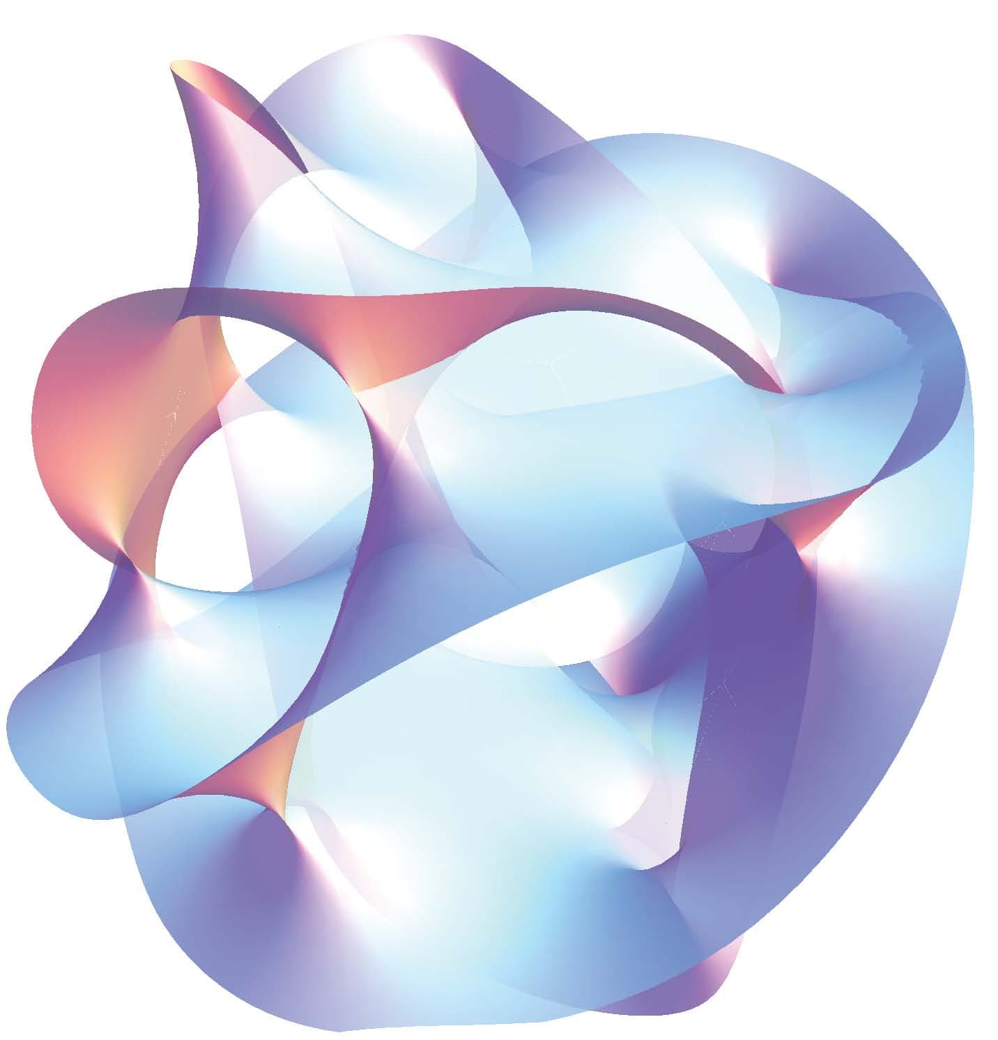 Projeção de uma variedade de Calabi-Yau.