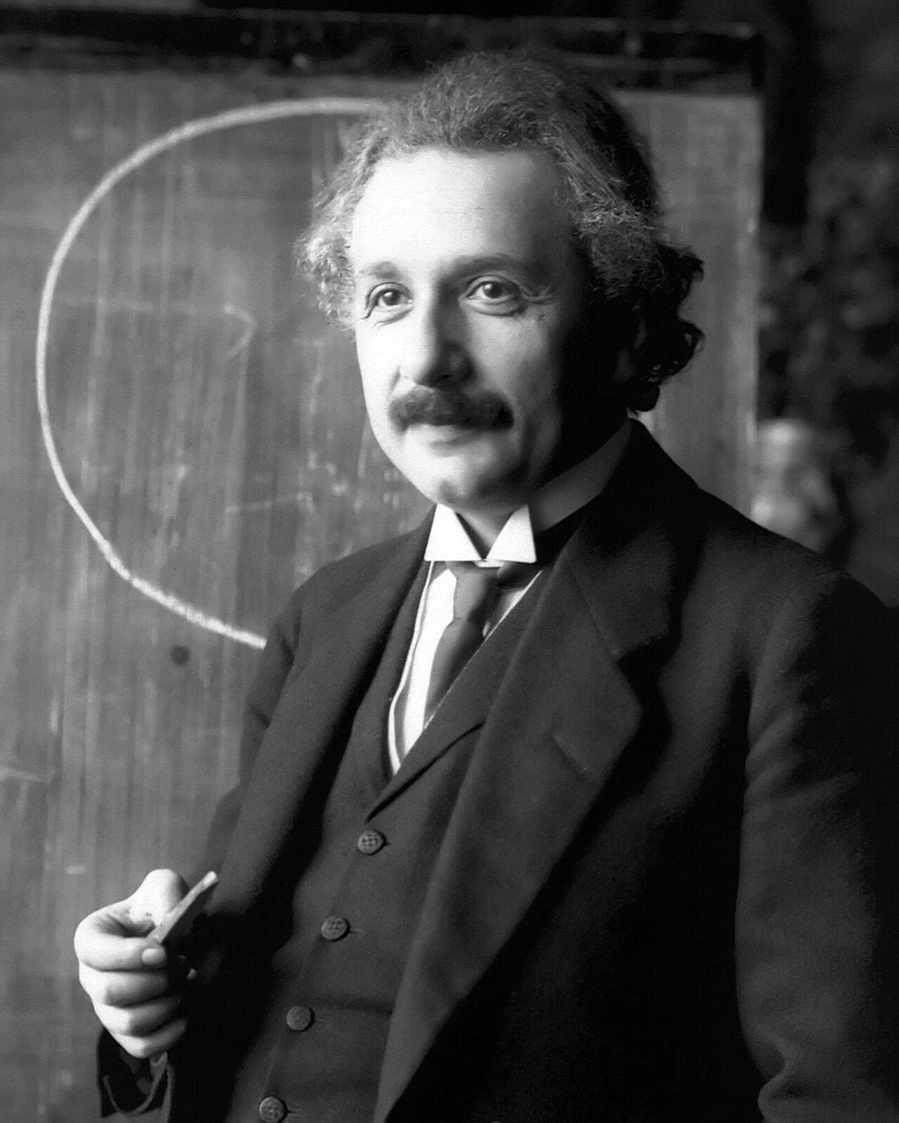 Portrét Alberta Einsteina z roku 1921