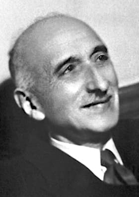 Photographic portrait of François Mauriac in 1952
