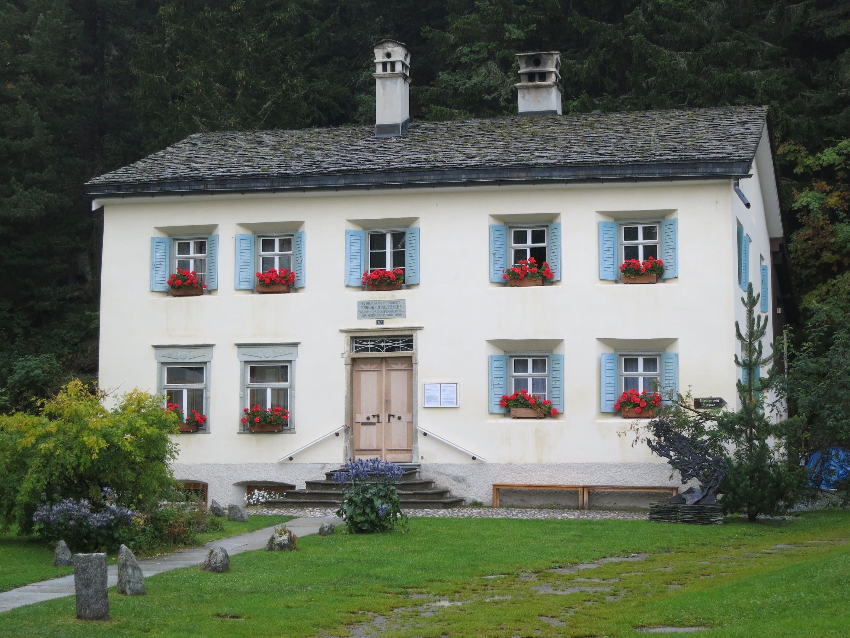 The Nietzsche House in Sils-Maria, photographed in 2014