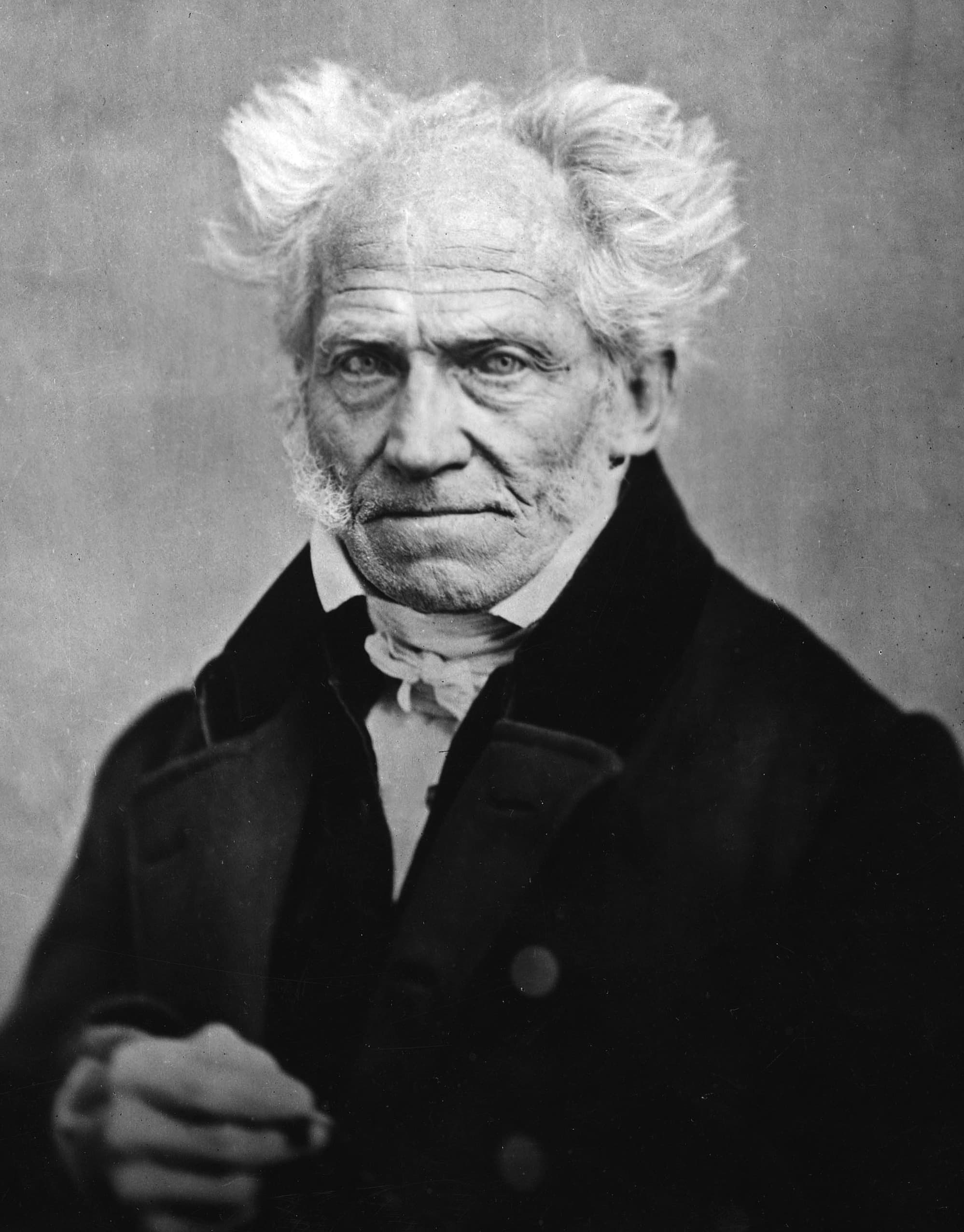 Arthur Schopenhauer, photographed by Johann Schäfer in 1859