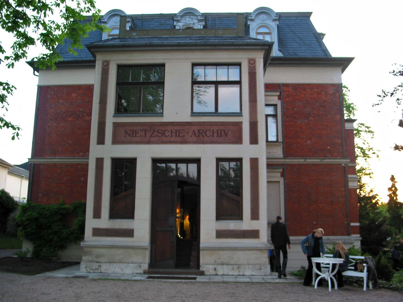 The Villa Silberblick in Weimar, seat of the Nietzsche Archive
