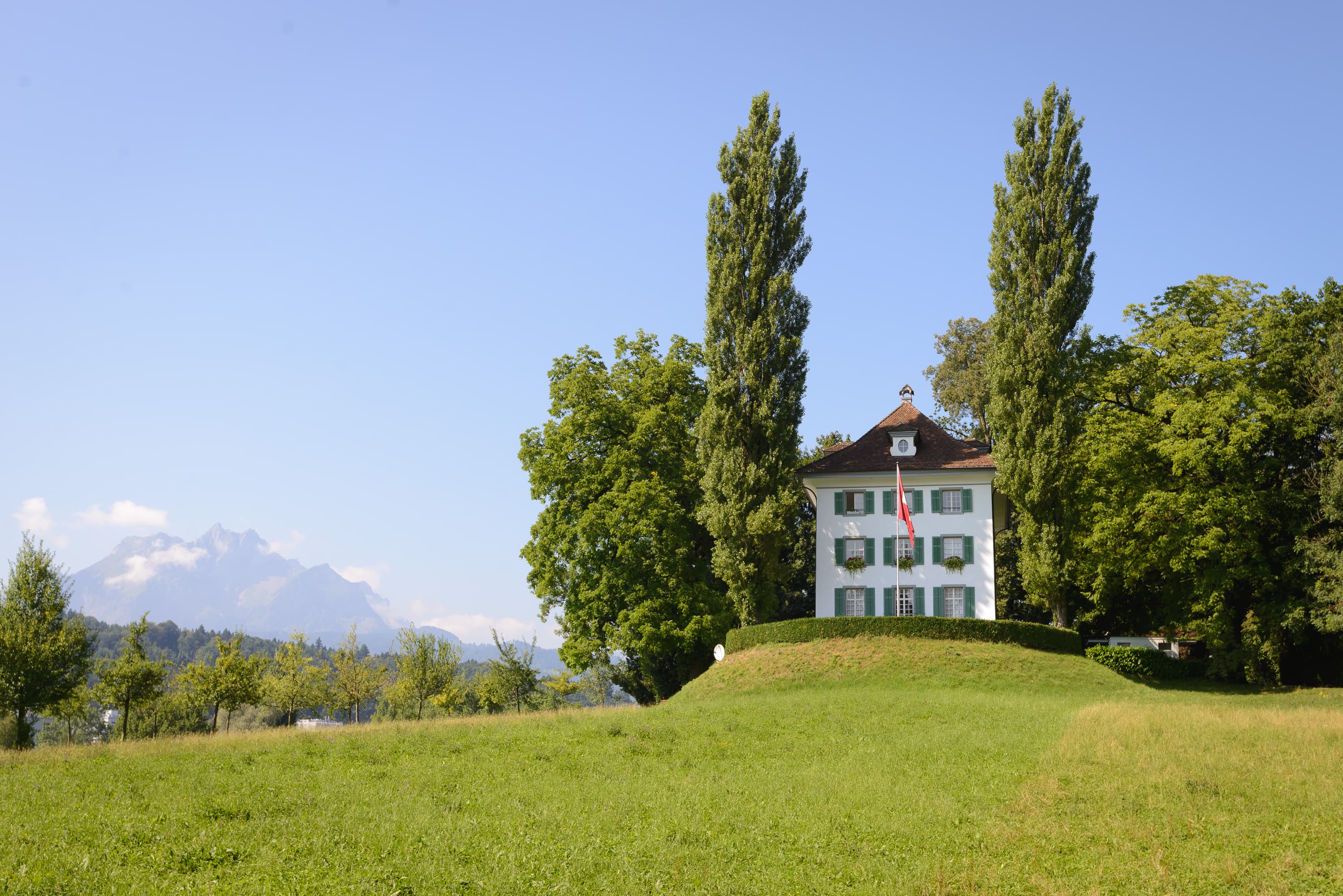 Richard Wagner's house at Tribschen, photographed in 2013