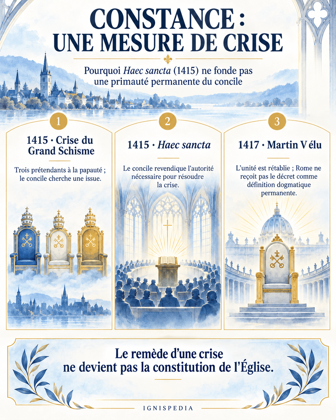 Le décret Haec sancta de 1415 dans la crise du Grand Schisme et l'élection de Martin V en 1417