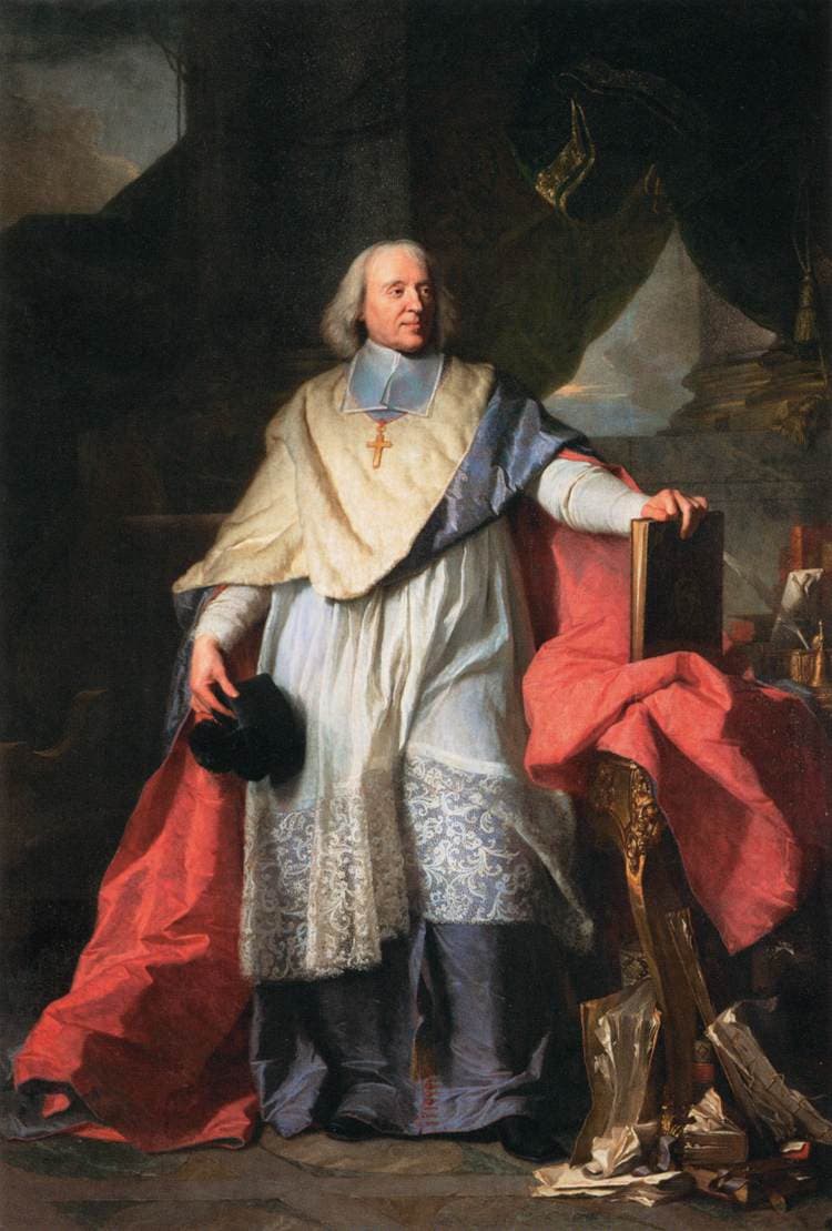 Portret Jacques-Bénigne'a Bossueta, redaktora Deklaracji z 1682 roku, pędzla Hyacinthe'a Rigauda, 1702