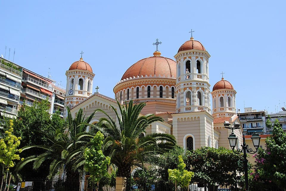 Saint Gregory Palamas Church in Thessalonica where his relics are kept