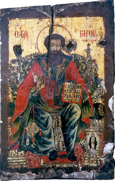 Traditional icon of Gregory Palamas, Archbishop of Thessalonica