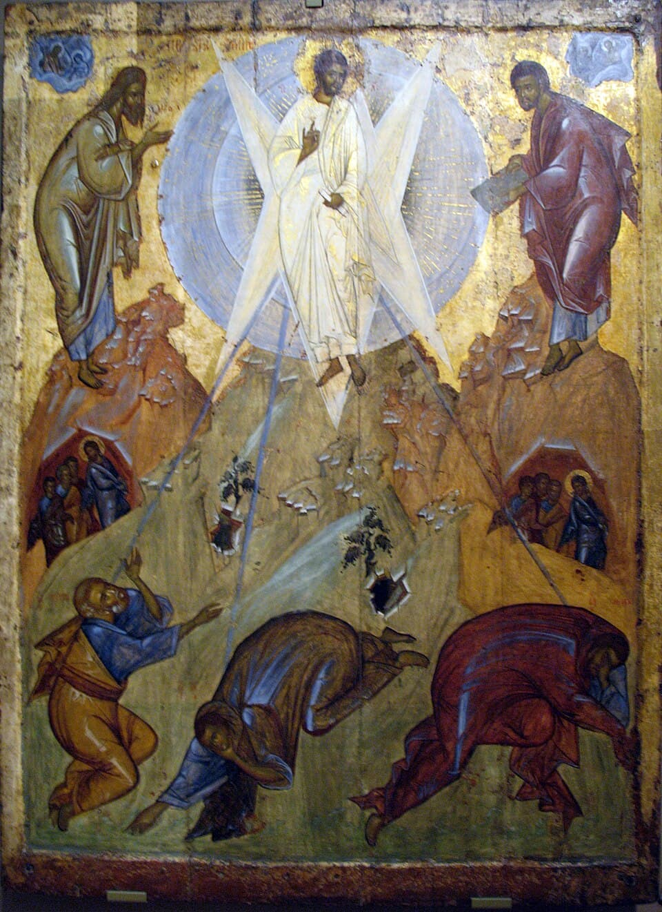 Icon of the Transfiguration of Christ on Mount Tabor