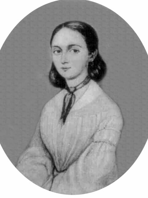 Altes Porträt von Helena Andrejewna Hahn, Blavatskys Mutter