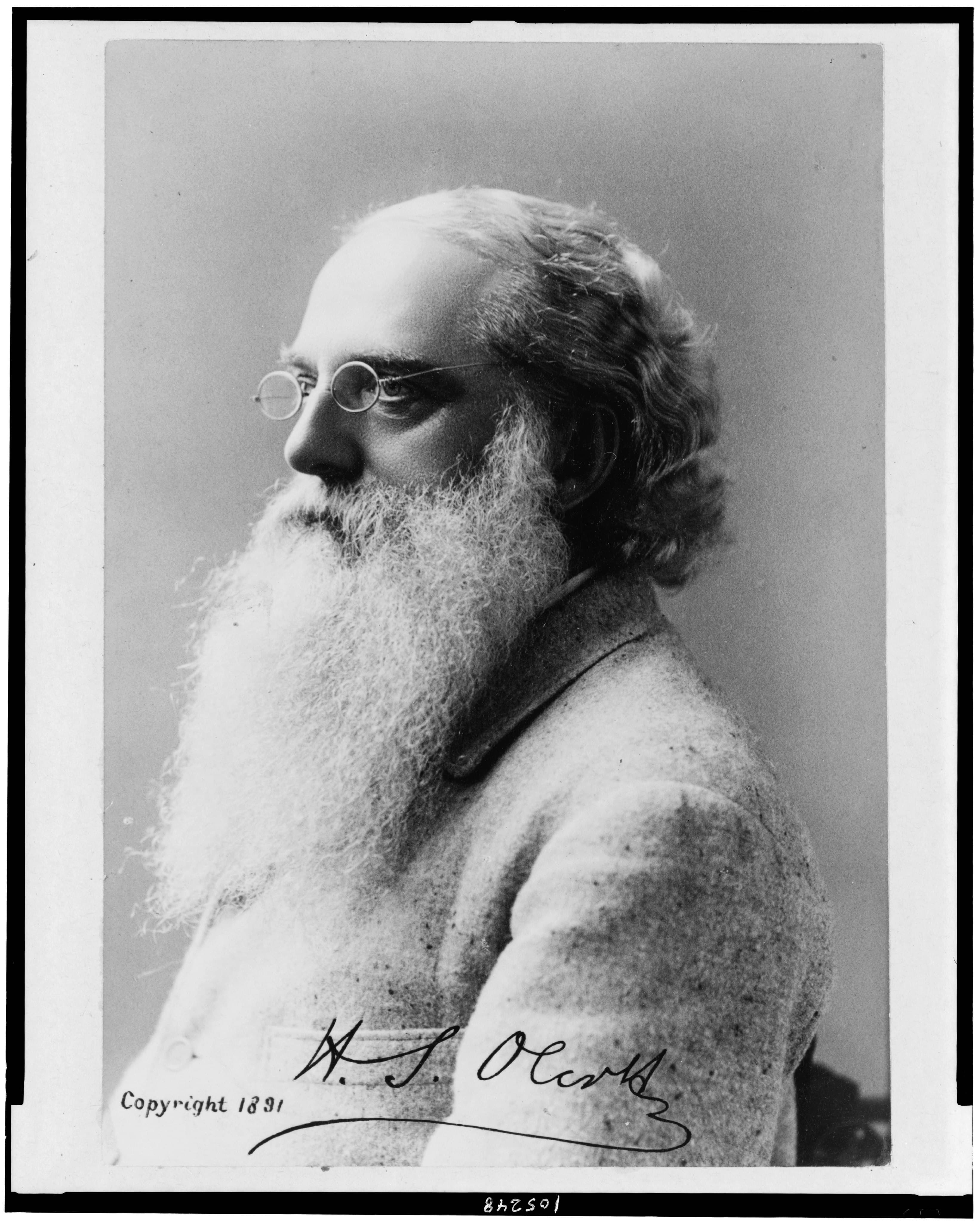 Henry Steel Olcott, fotografiert 1891