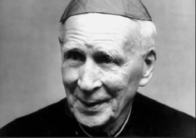 Fotografisches Porträt von Henri de Lubac