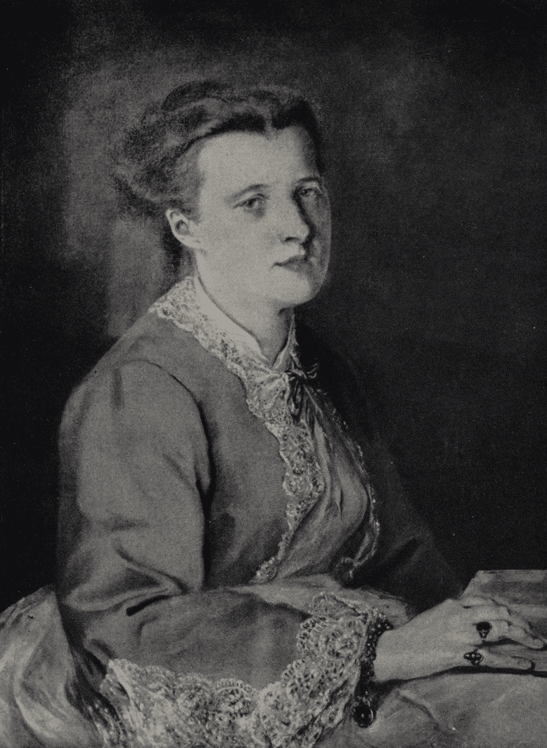 Porträt von Bessie Rayner Parkes, der Mutter von Hilaire Belloc, um 1867.