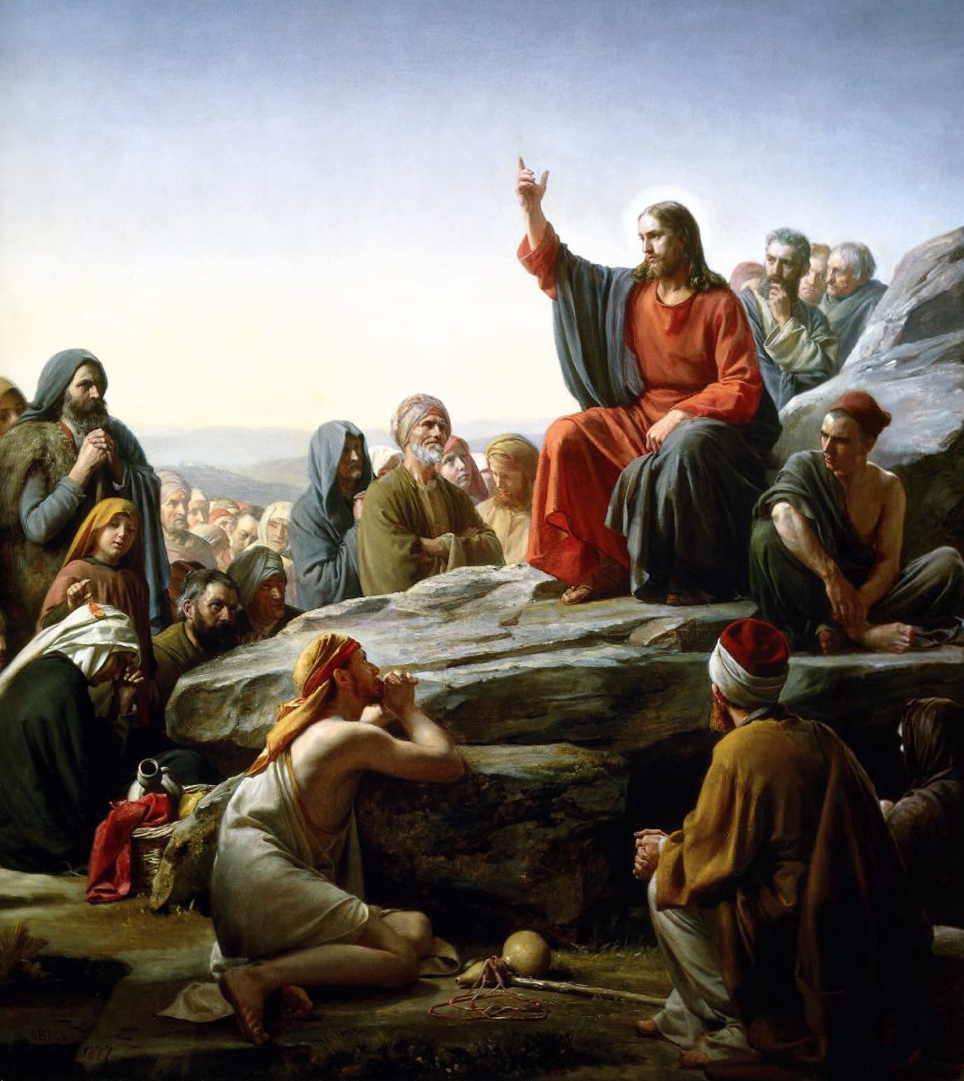 Carl Bloch, El Sermon de la montana