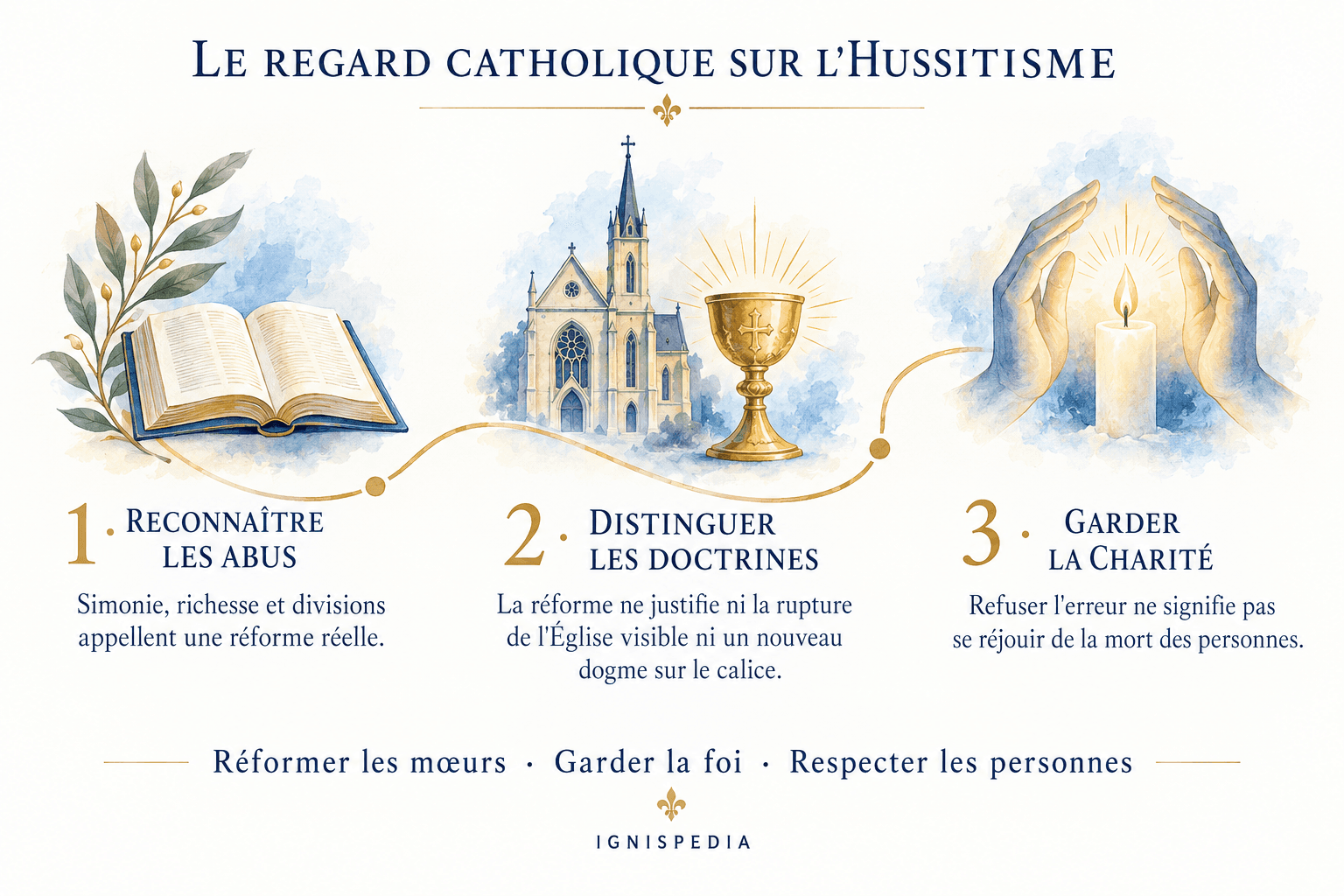 Trois distinctions dans la lecture catholique de l’hussitisme