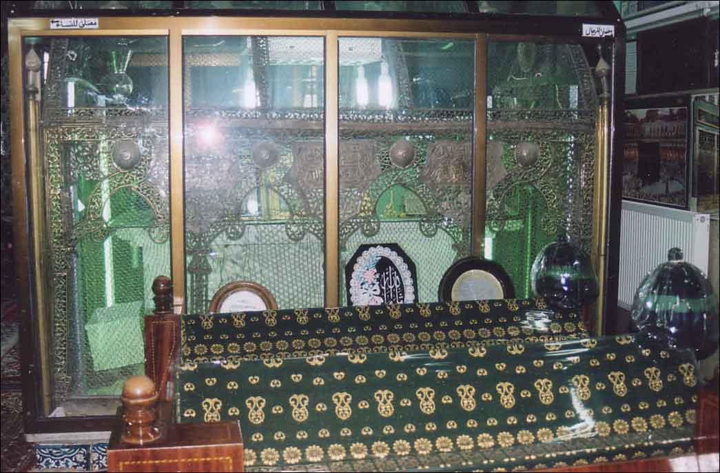 El mausoleo-tumba de Ibn Arabi en el barrio de al-Salihiyya de Damasco, al pie del monte Qasiyún