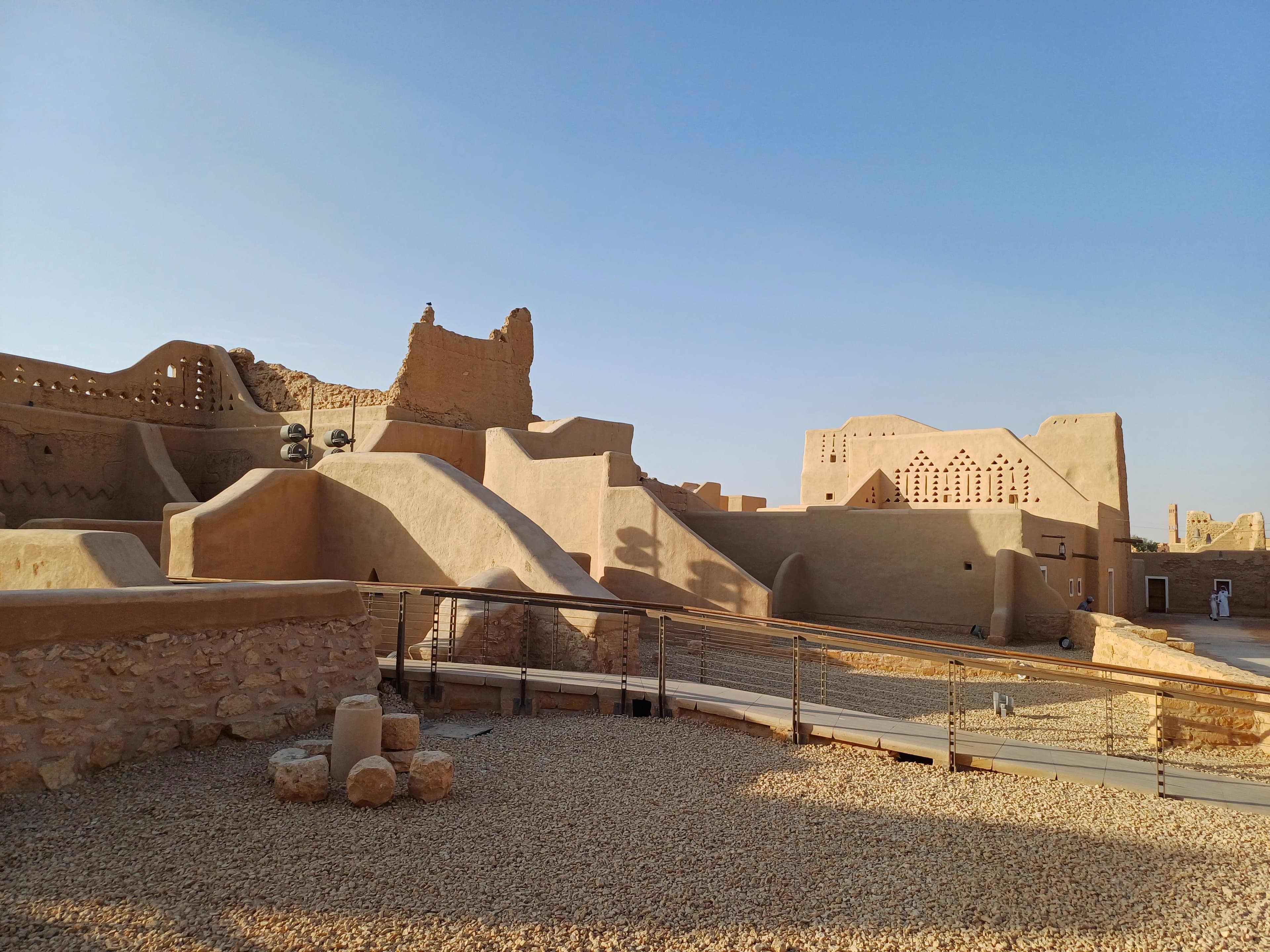 Die Lehmpaläste von At-Turaif, der historischen Hauptstadt des ersten saudischen Staates in Diriyah.
