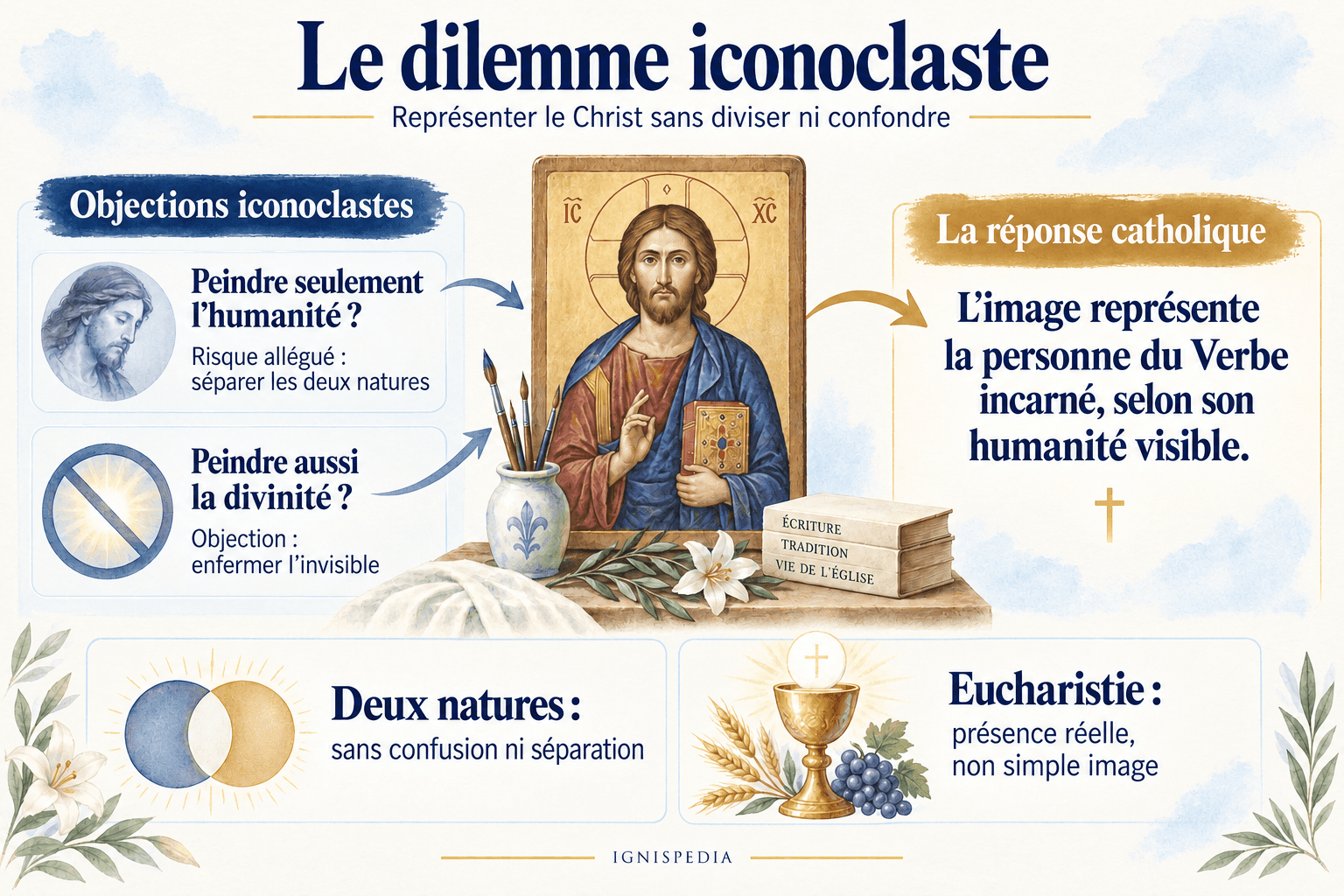 Le dilemme iconoclaste et la réponse fondée sur la personne du Verbe incarné