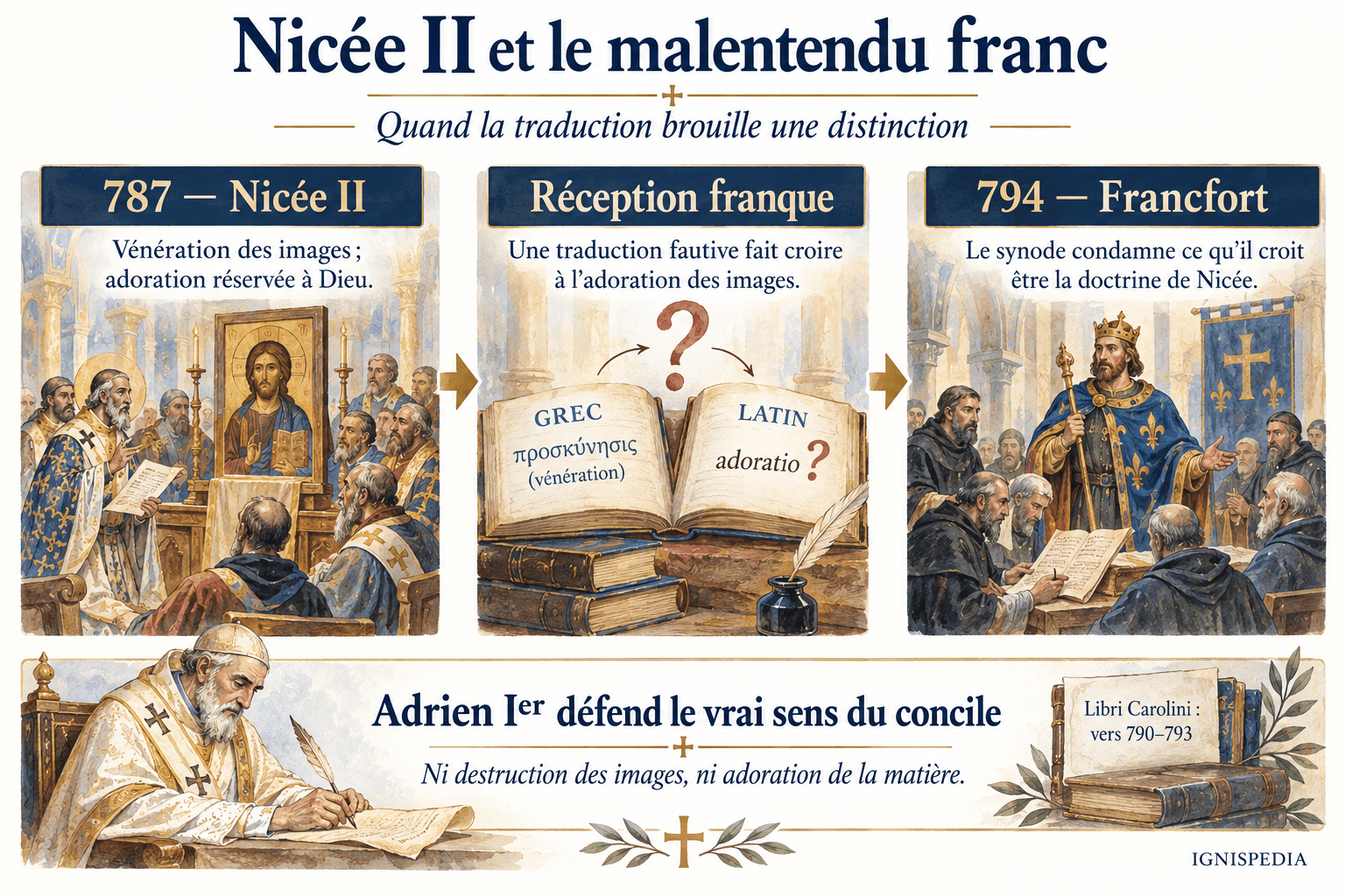 La réception franque de Nicée II et le malentendu sur la vénération des images