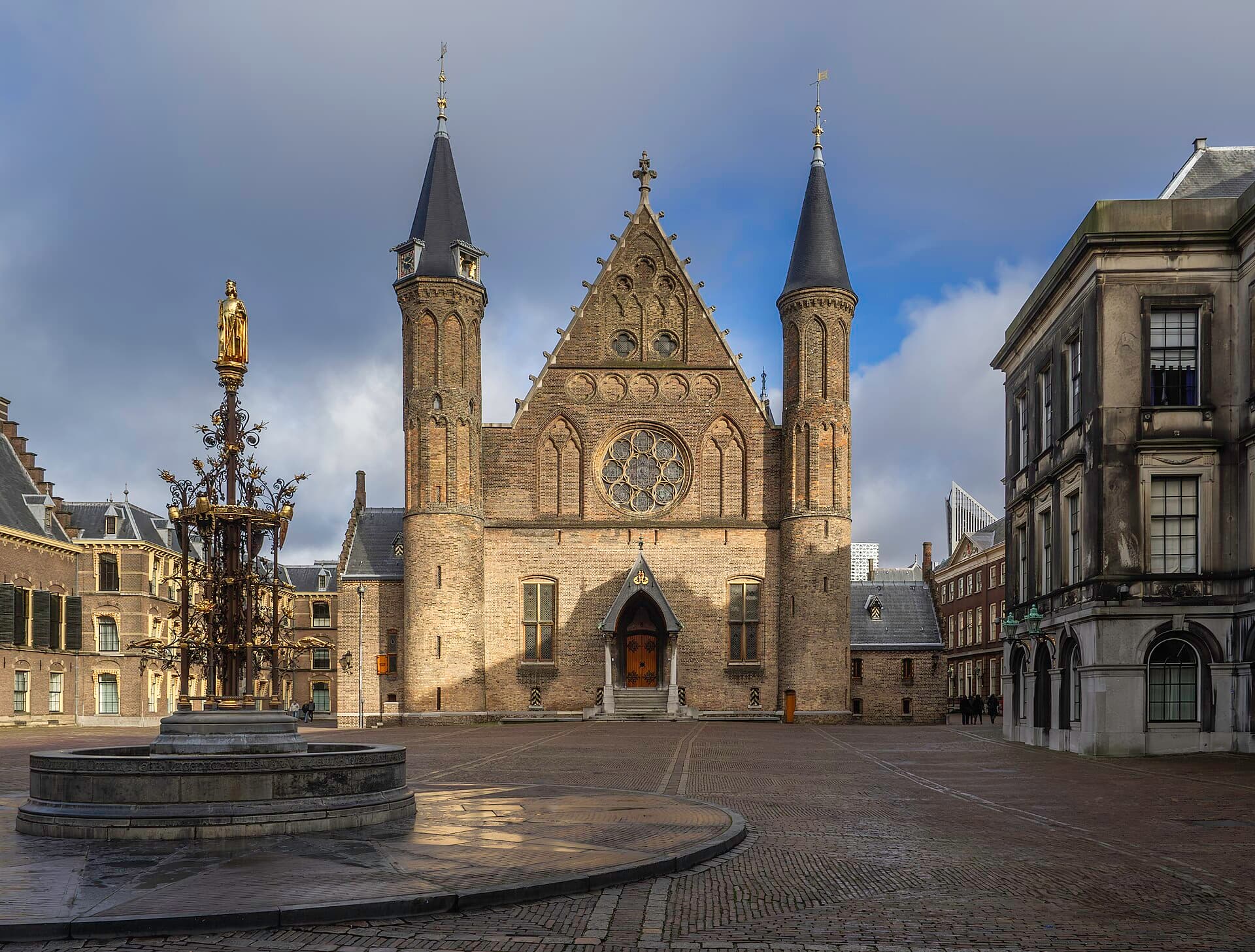 The Ridderzaal of the Binnenhof in The Hague