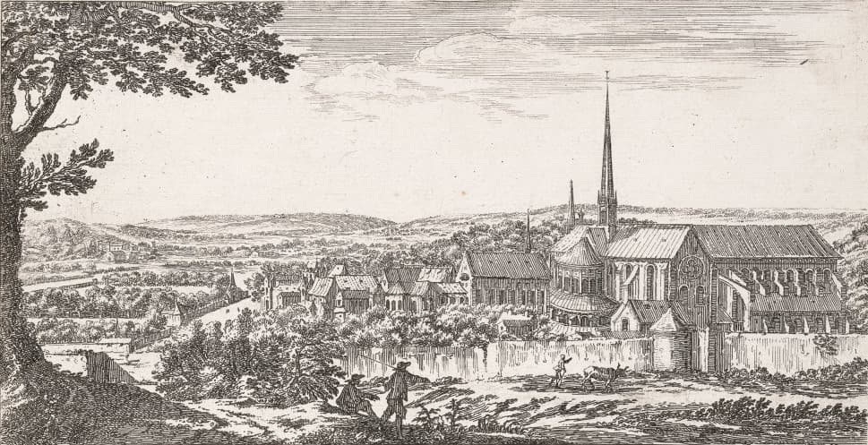 17. yüzyıl gravüründe Clairvaux Manastırı