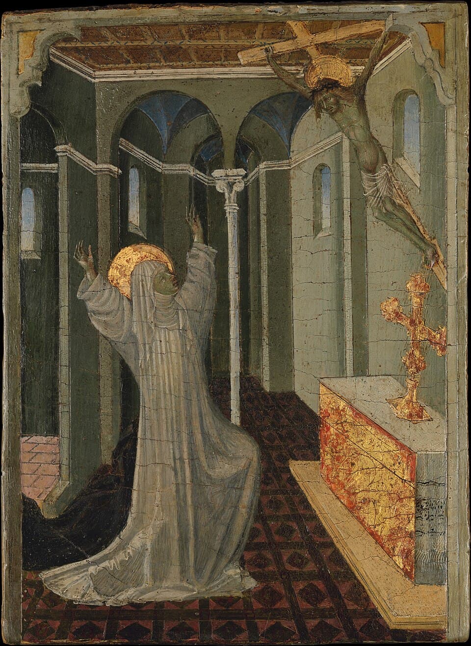 Santa Caterina da Siena che riceve le stimmate, dipinto conservato al Metropolitan Museum of Art