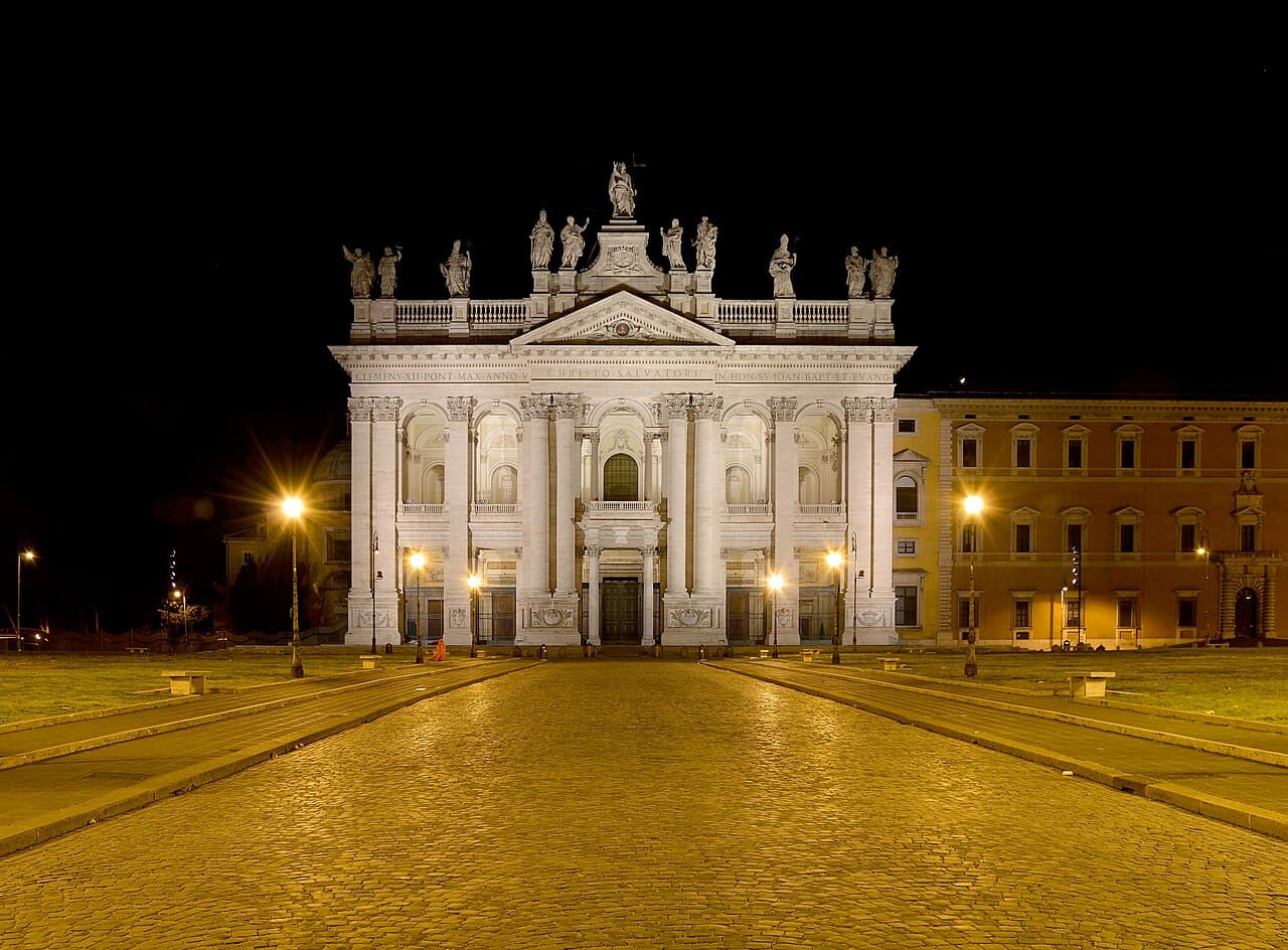 L'arcibasilica di San Giovanni in Laterano a Roma, sede del IV concilio lateranense del 1215