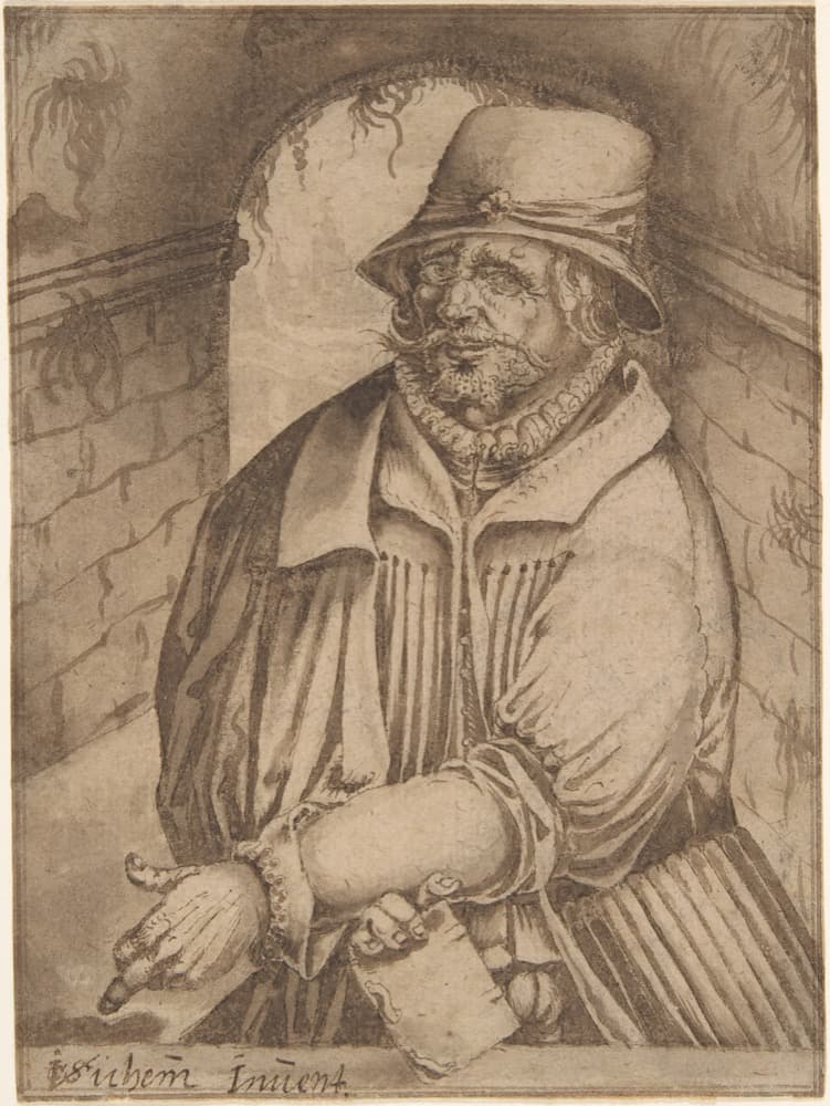 Retrato antigo de Jan Hus, teólogo boêmio influenciado por John Wycliffe