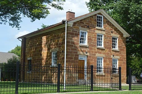 Fronts of Carthage Jail, Illinois, photographed in 2015