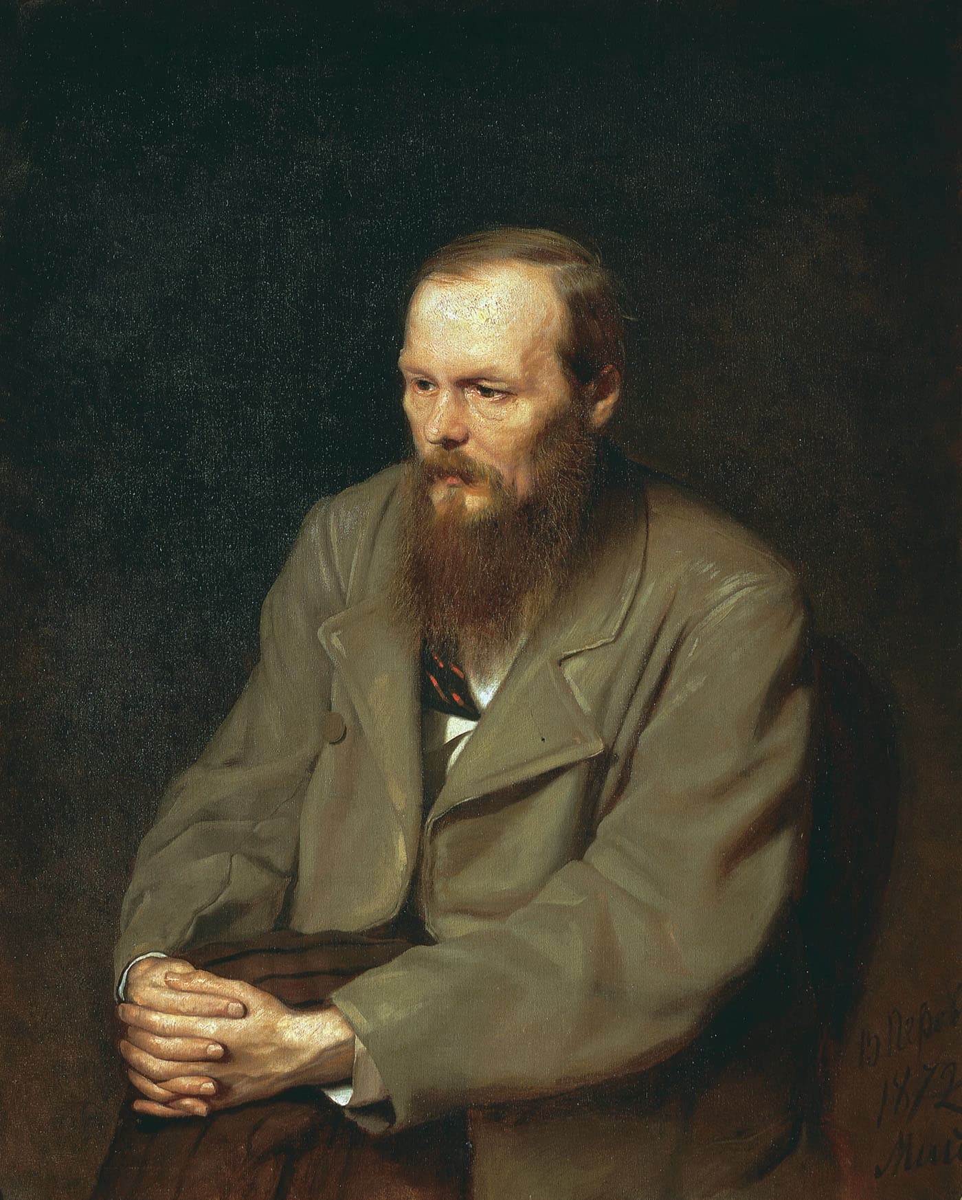 Porträt von Fjodor Dostojewski (1872)