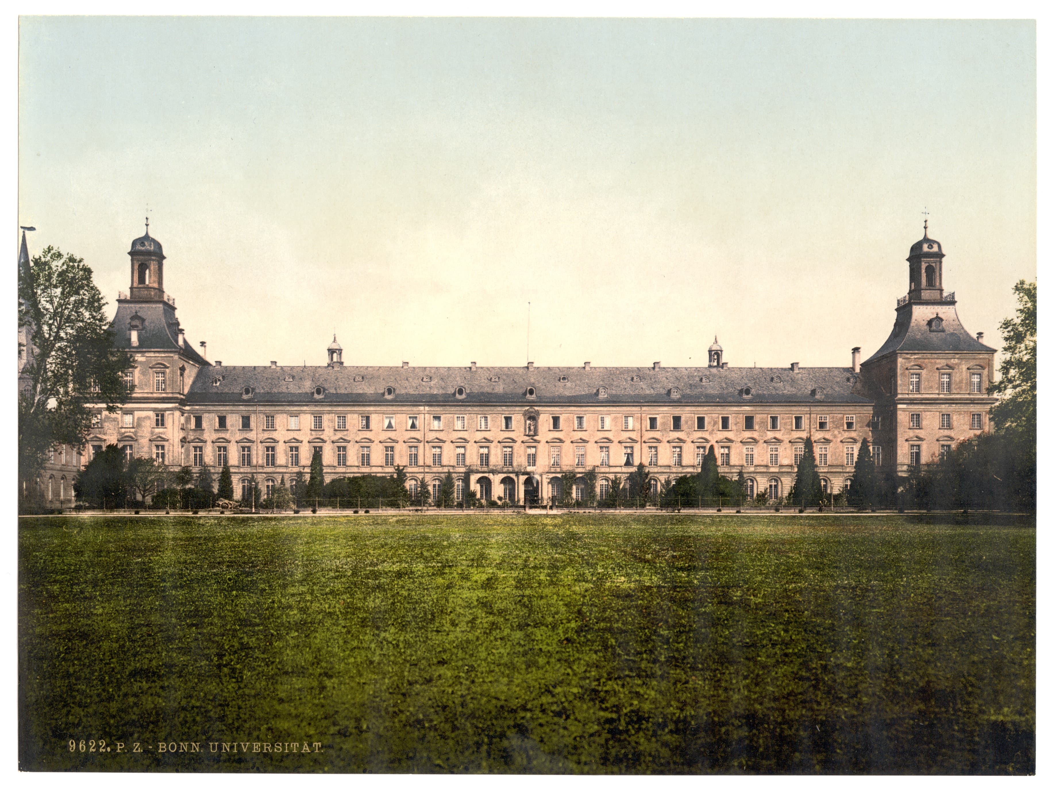 L'edificio dell'Università di Bonn, fotocromia tra il 1890 e il 1900.
