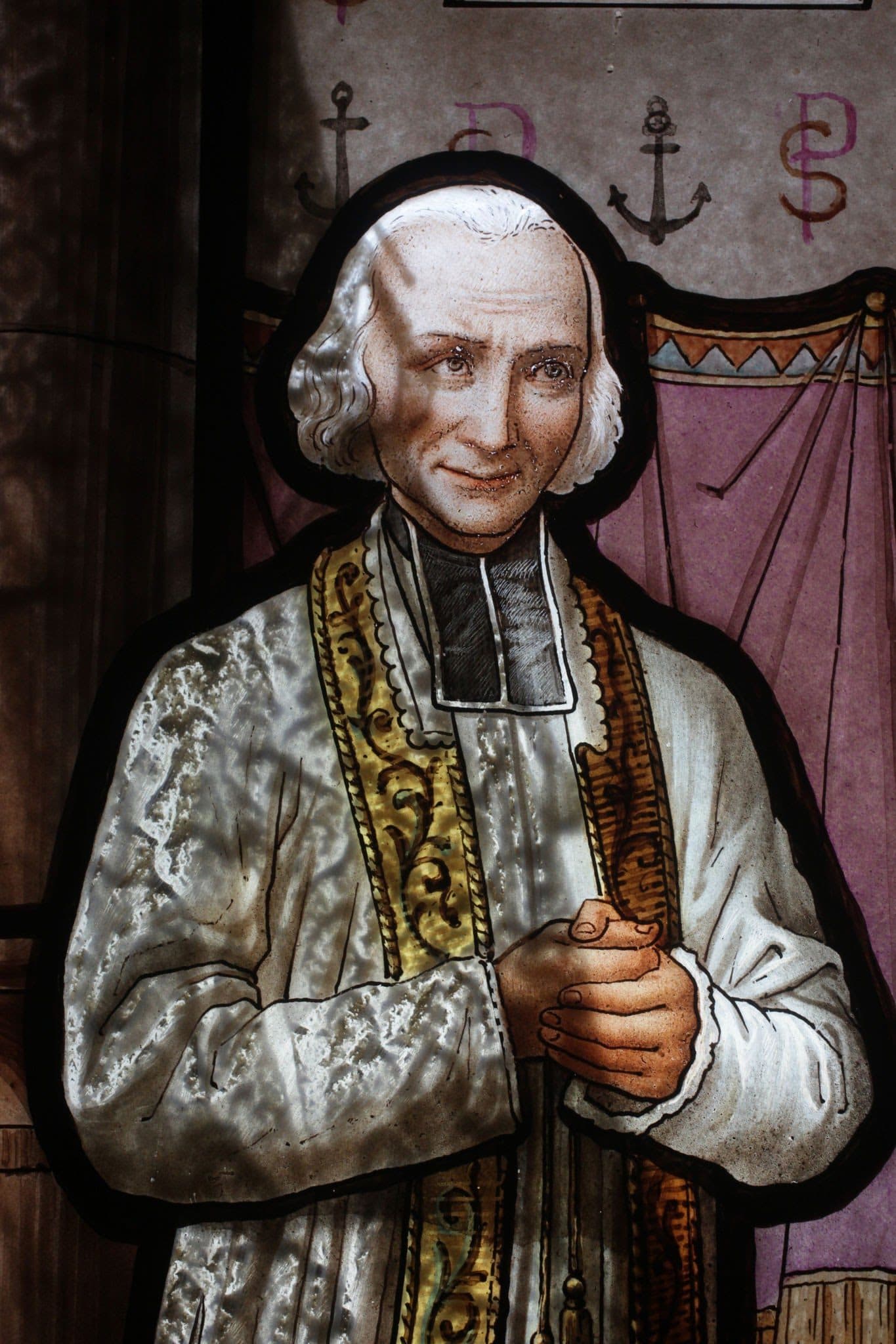 Hl. Johannes Maria Vianney, Pfarrer von Ars, Glasfenster
