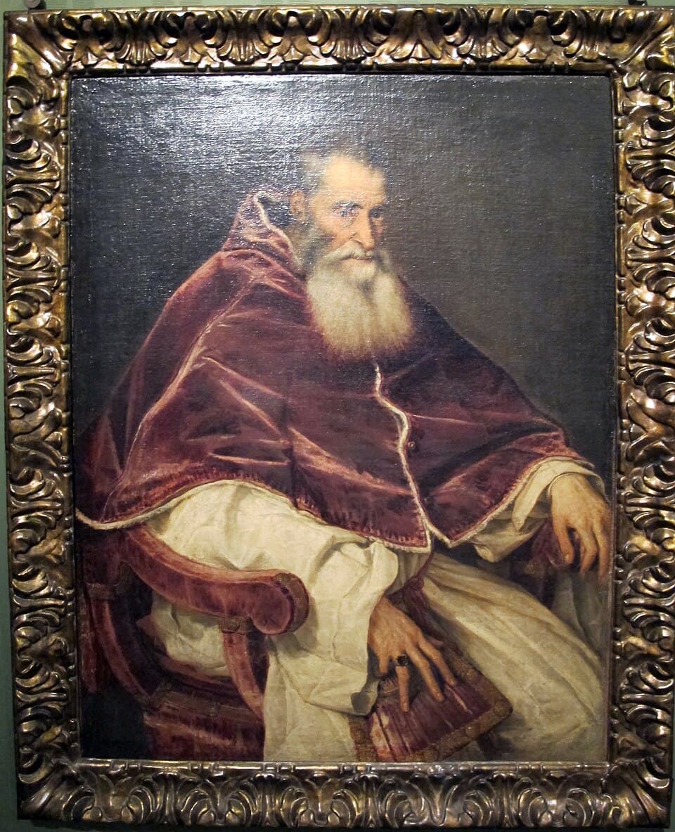 Ritratto di papa Paolo III di Tiziano (1545-1546)