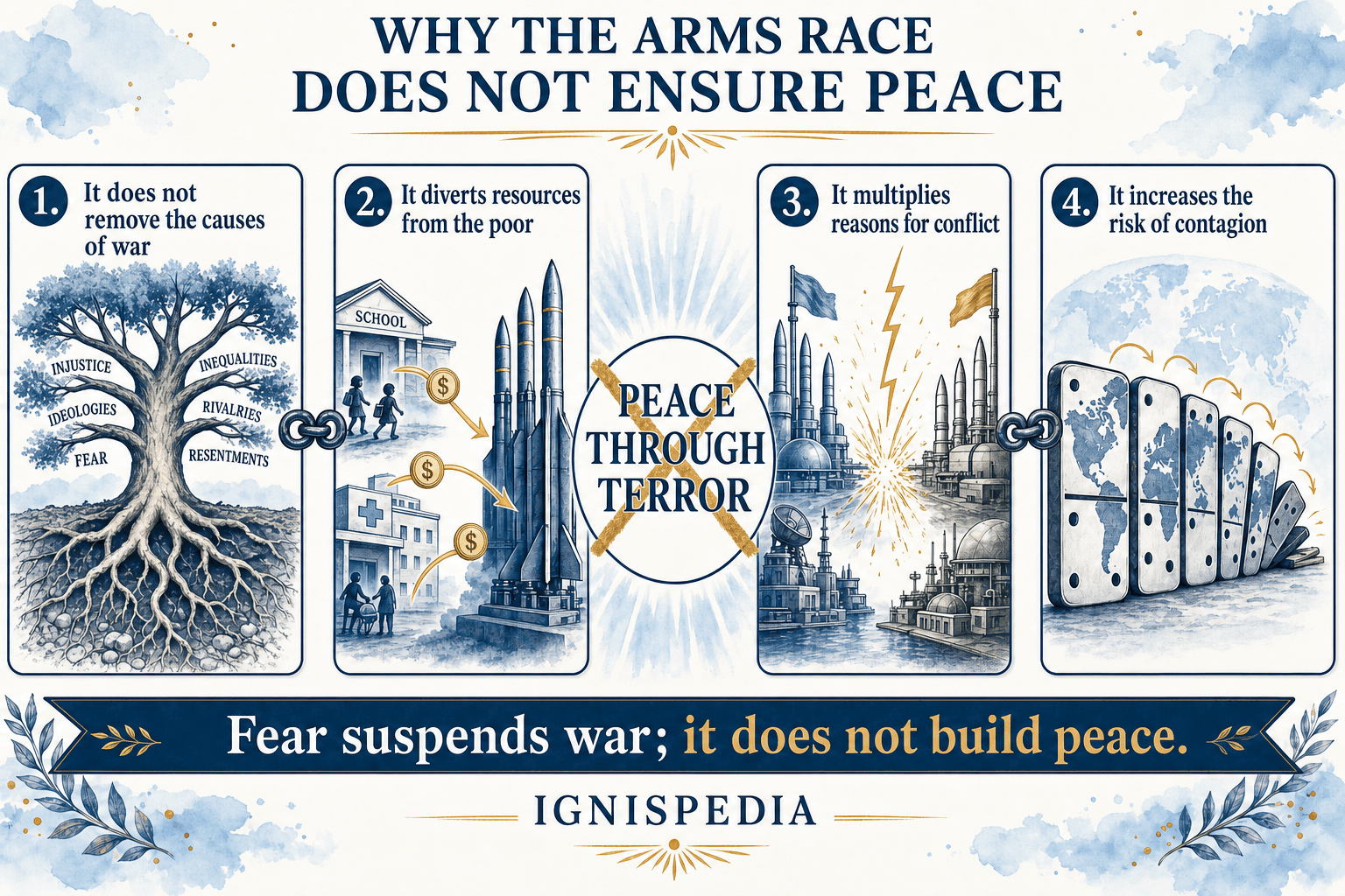 Four reasons why the arms race does not ensure peace