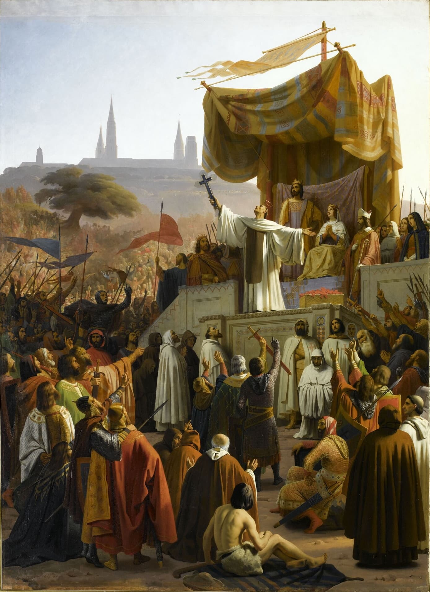 Święty Bernard głoszący krucjatę w Vézelay