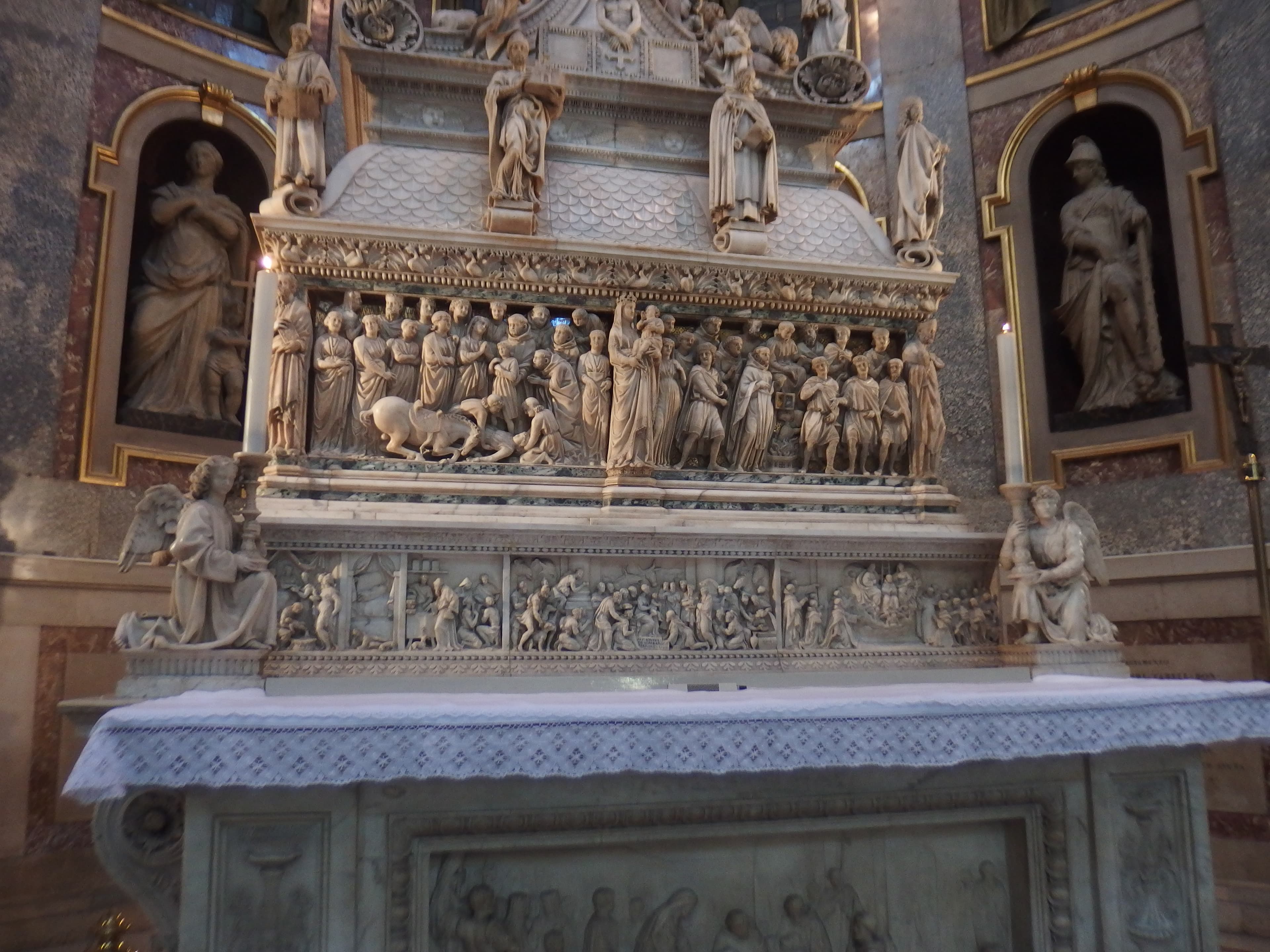 Tomb of Saint Dominic in the basilica of San Domenico in Bologna