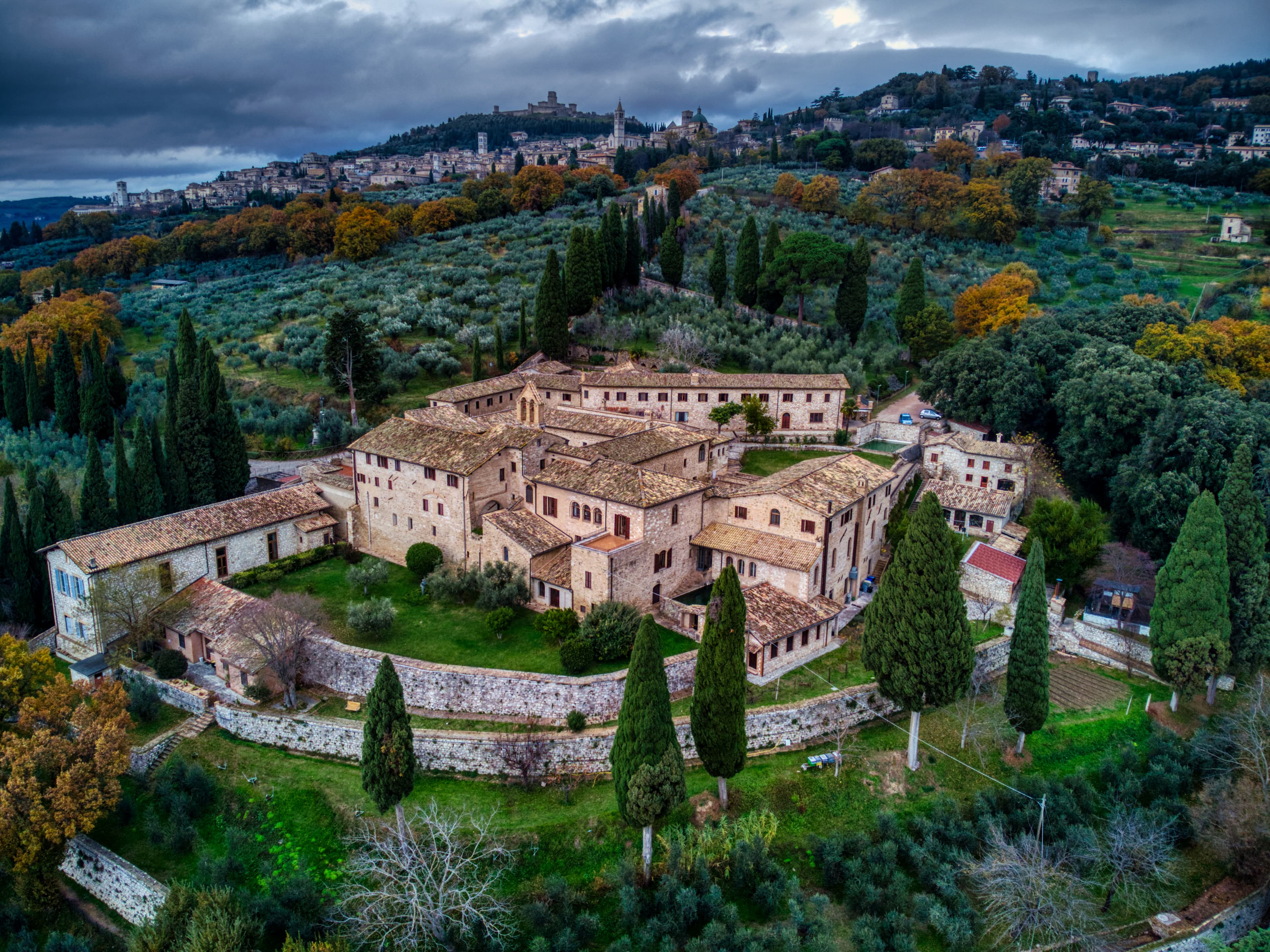The church of San Damiano below Assisi