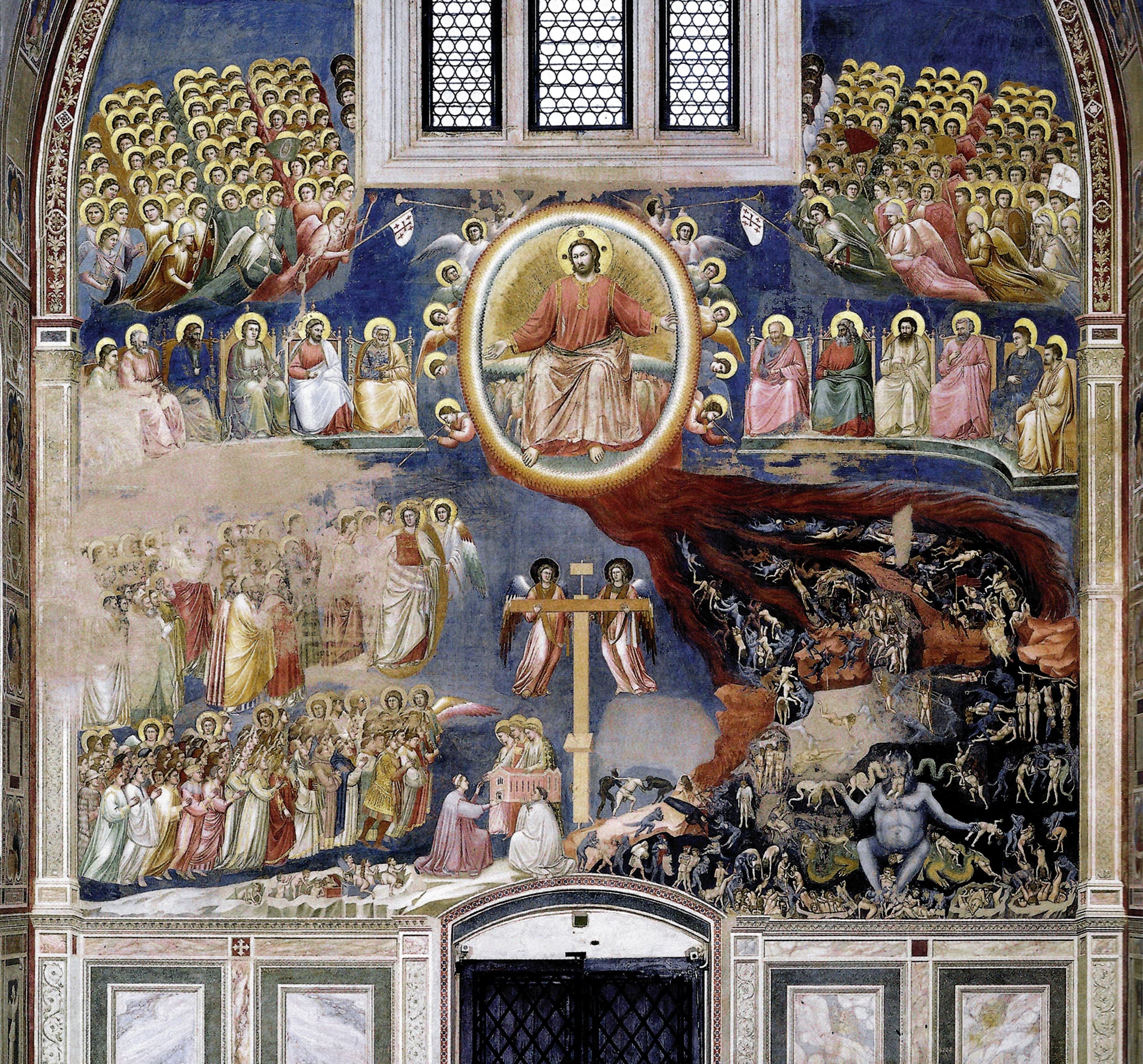 O Juízo Final de Giotto na capela dos Scrovegni