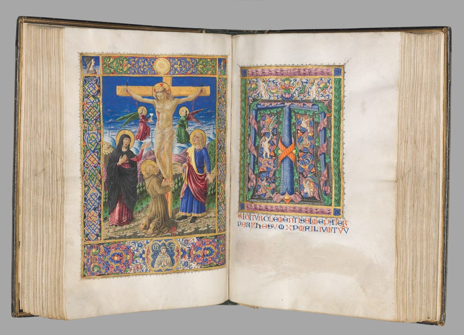XV. yüzyıldan tezhipli bir missal, ayin kitabı.