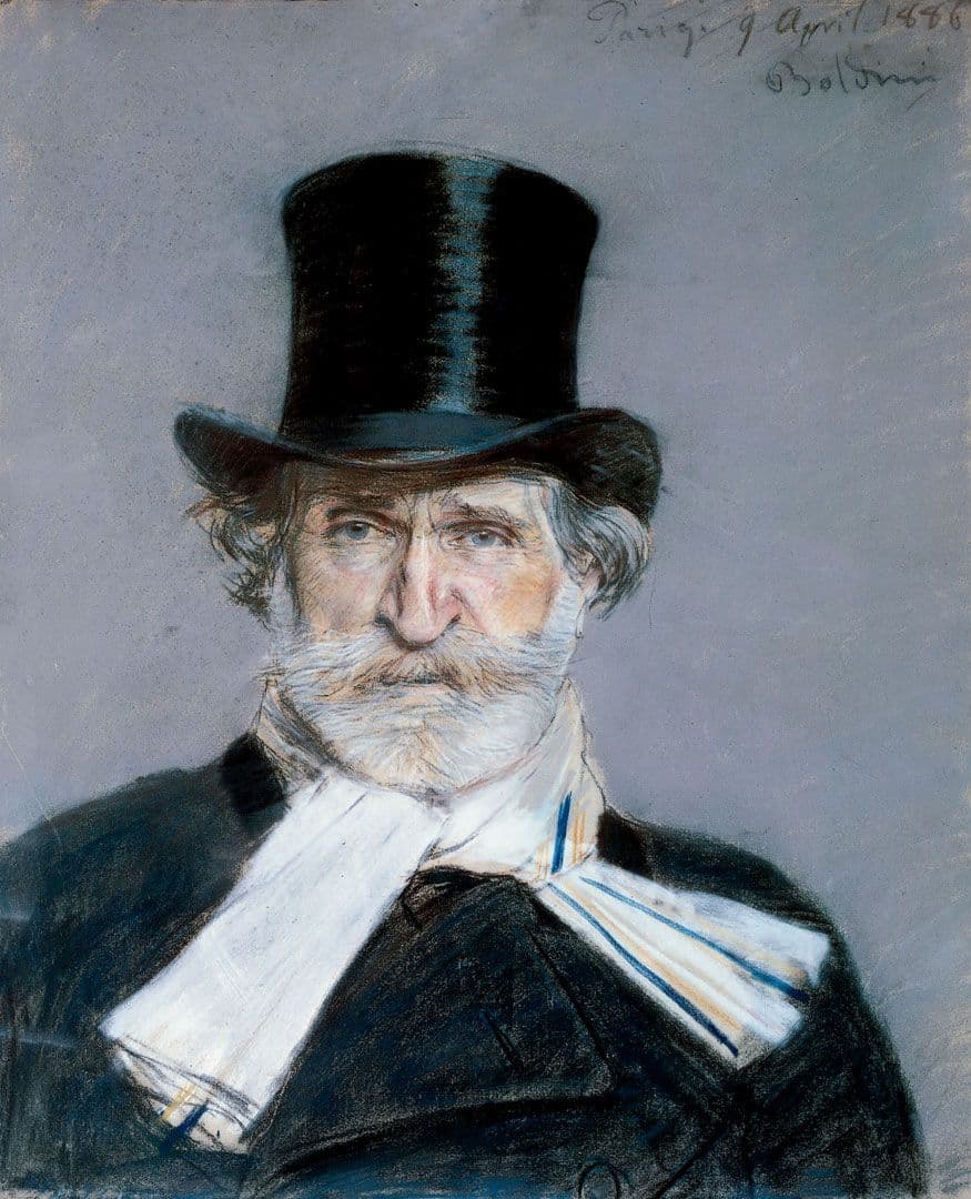 Portrait of Giuseppe Verdi