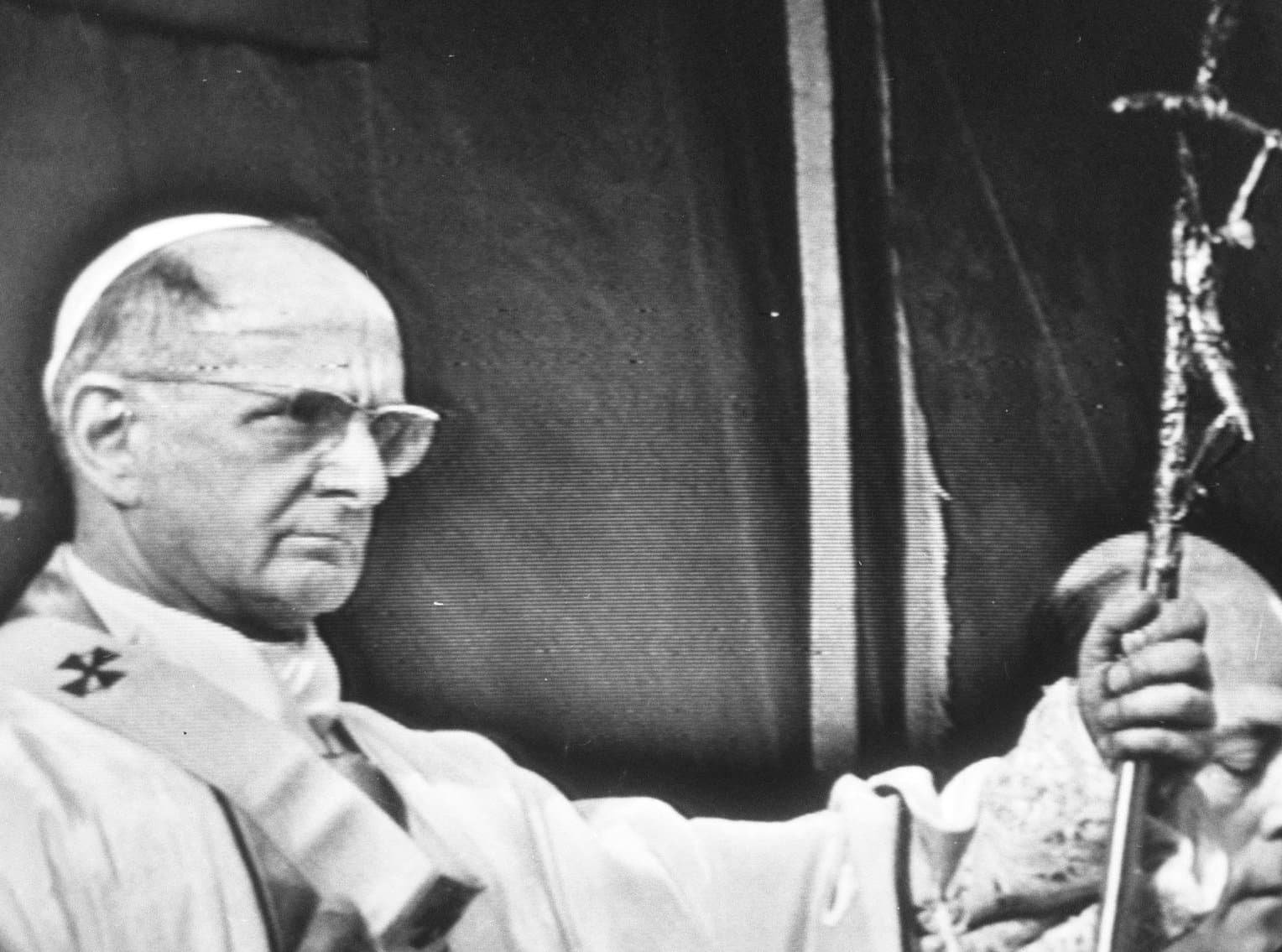 Papież Paweł VI na Soborze Watykańskim II — jego adhortacja *Evangelii Nuntiandi* (1975) jest aktem założycielskim placu budowy misyjnej, z którego wyłoni się « nowa ewangelizacja »