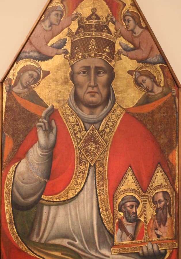 Bem-aventurado Urbano V, pintura de Simone dei Crocifissi, cerca de 1375