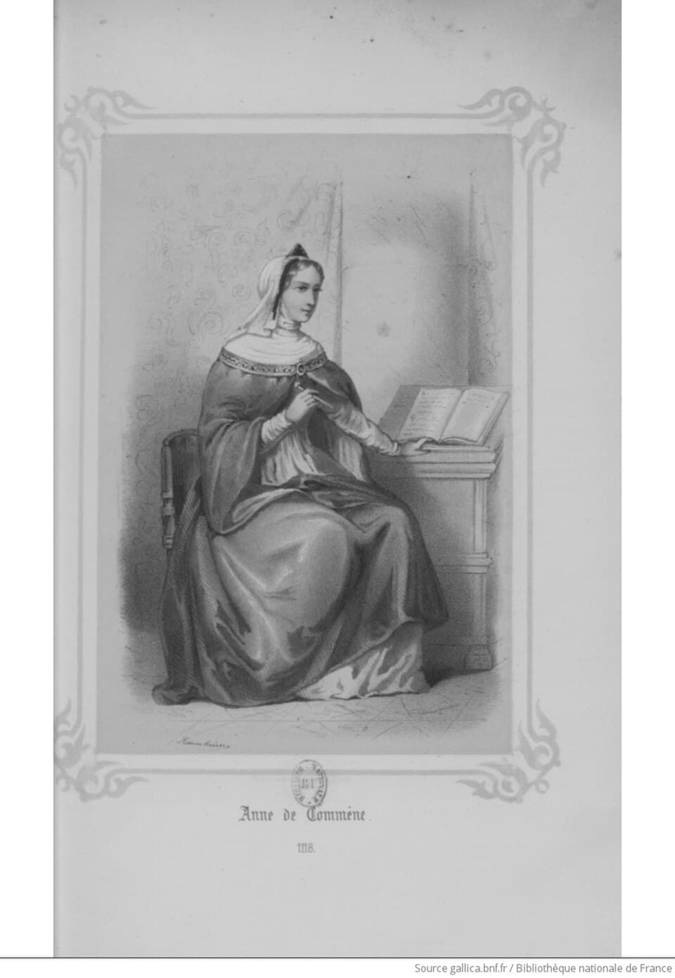 Ana Comnena, princesa bizantina, autora da Alexíada